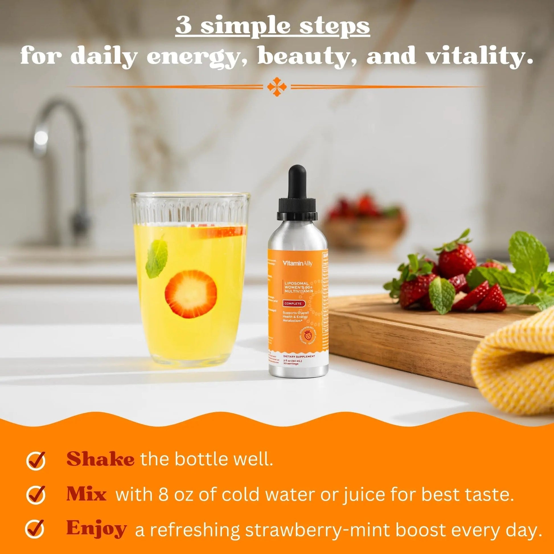 Vitaminally Women’s 50+ Liposomal Liquid Multivitamin – 16 Essential Vitamins & Minerals for Energy, Bone & Immune Support Vitaminally uk supplements