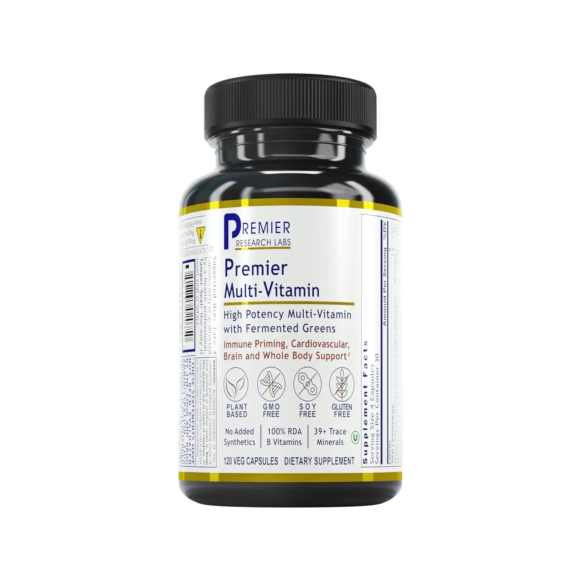 Premier Research Labs Multi-Vitamin - Immune, Brain & Heart Support | with Prebiotics and Postbiotics | Vegan Capsules for Men & Women Premier Research Labs uk supplements
