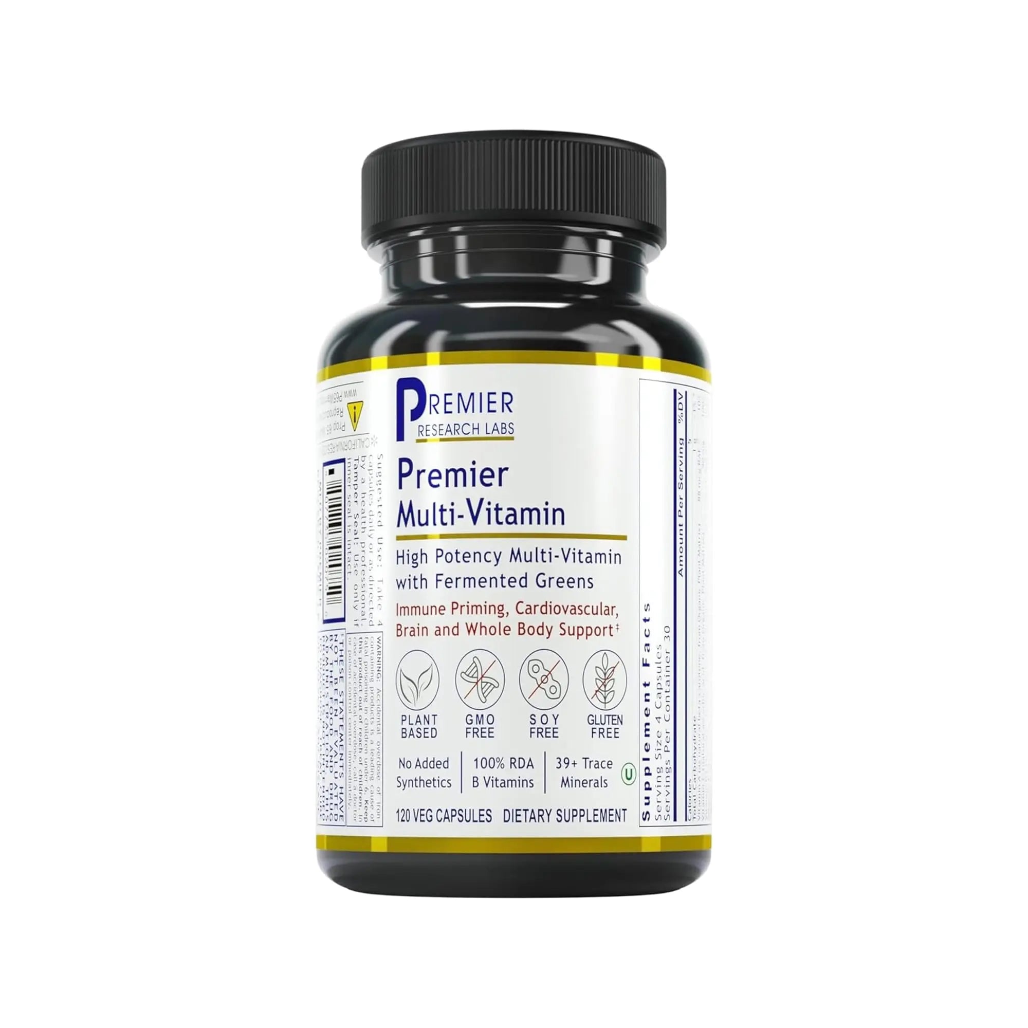Premier Research Labs Multi-Vitamin - Immune, Brain & Heart Support | with Prebiotics and Postbiotics | Vegan Capsules for Men & Women Premier Research Labs uk supplements