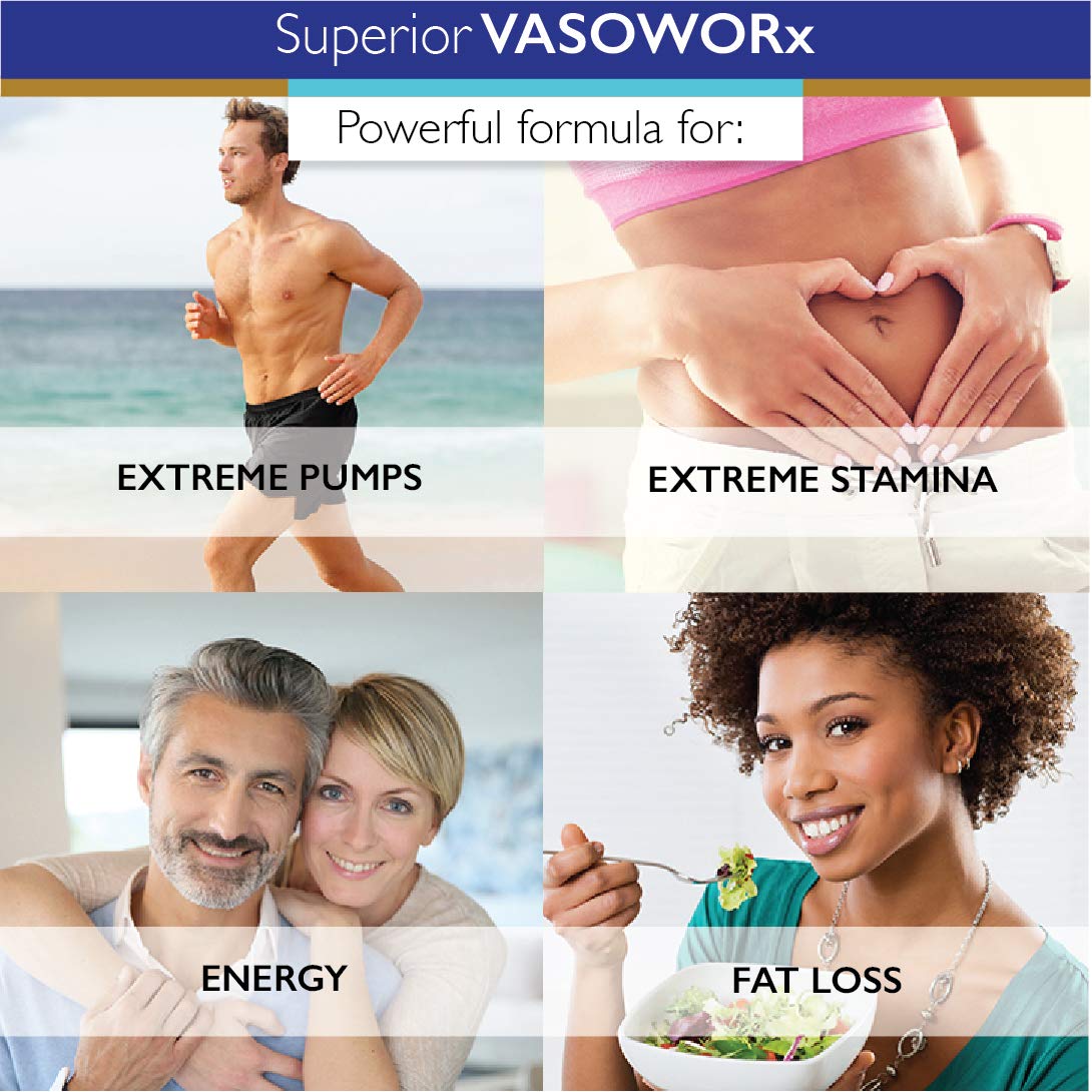 Superior Labs – VASOWORx  – Nitric Oxide Supplement – Extra Strength - 1,600 mg Superior Labs uk supplements