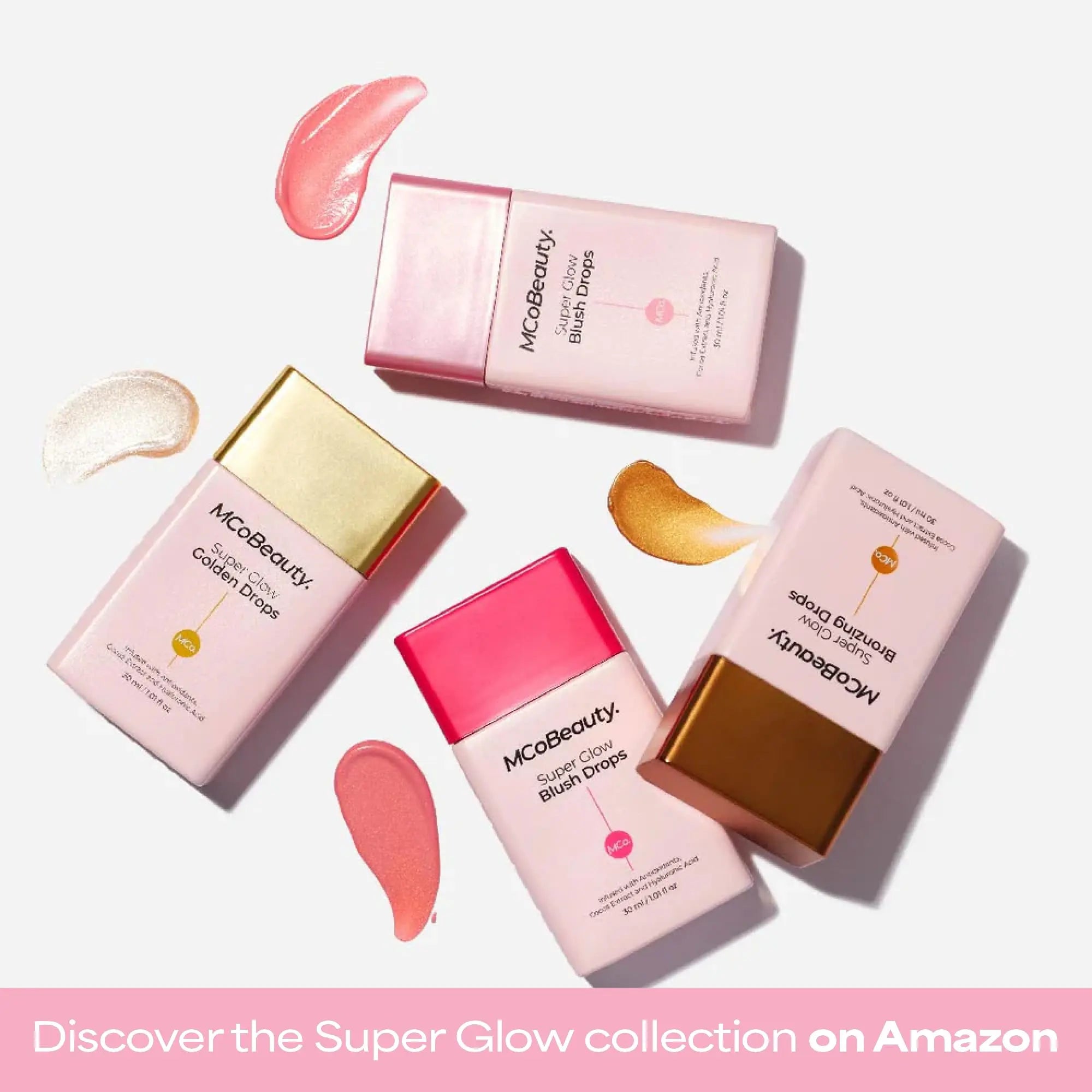 MCoBeauty - Super Glow Bronzing Drops - Effortless Face Tan with Shimmer Formula - Face Care, Bronze Drops - Contains Hyaluronic Acid, White Tea Extract, Cocoa Extract and More MCoBeauty uk supplements