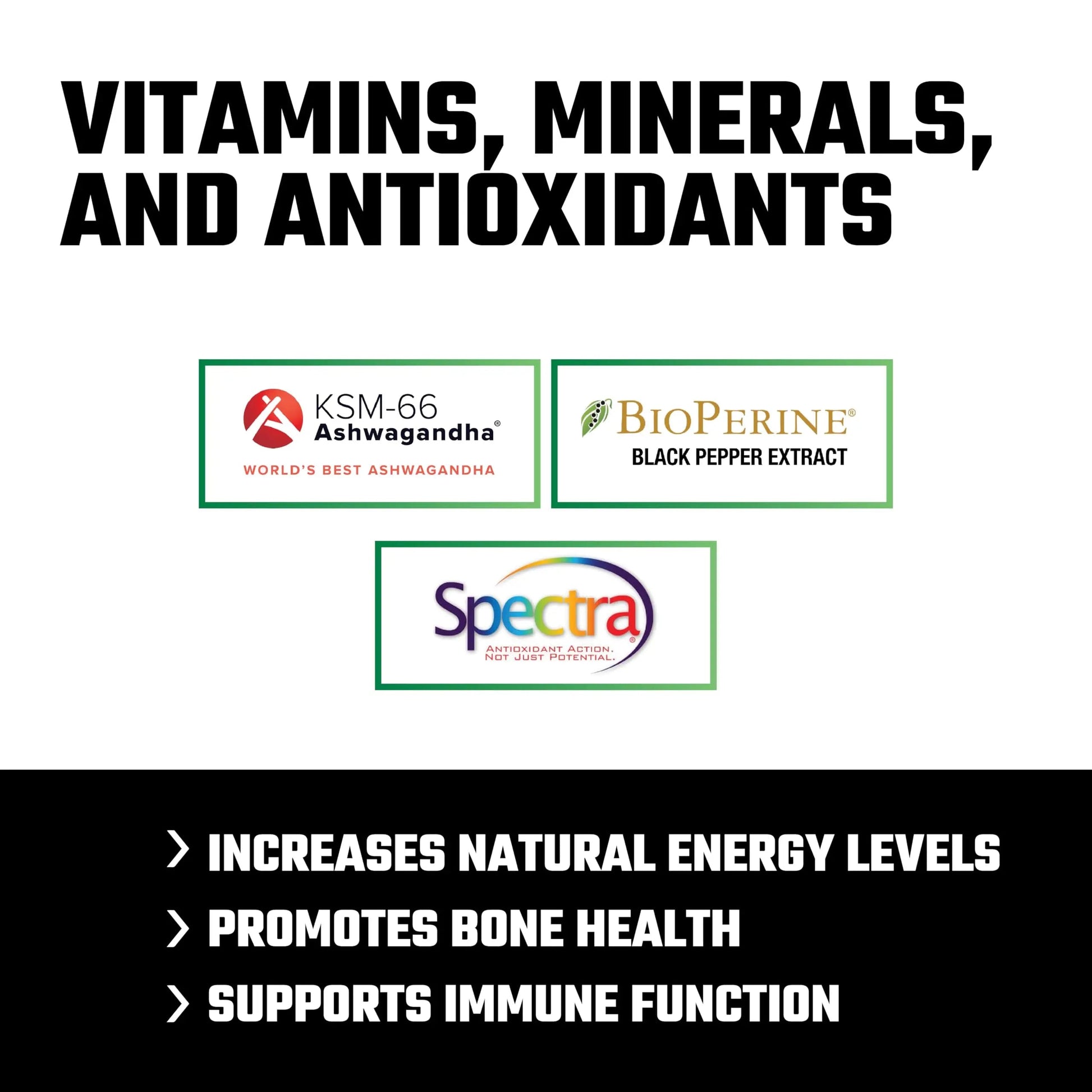 Axe & Sledge Multi Plus Multivitamin | 24 Bioavailable Vitamins & Minerals, Ashwagandha | Multivitamin for Women and Men Axe & Sledge uk supplements