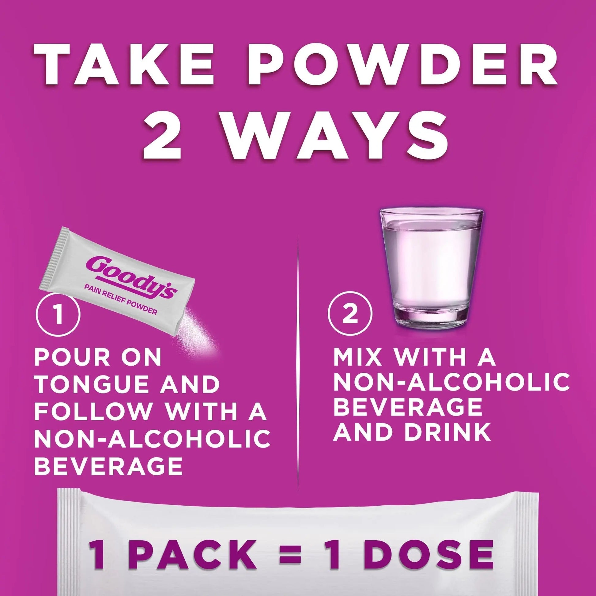 Goody's Pain Relief Powders, Extra Strength Headache Powder Mixed Fruit Blast, 24 ct (Pack of 1) Goody's uk supplements