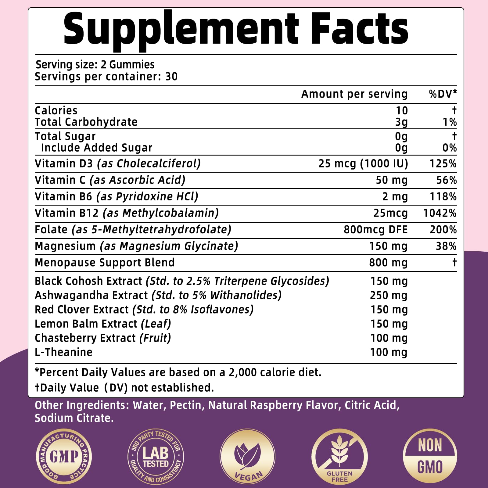 Menopause Supplements for Women with Black Cohosh, Menopause Relief Sugar Free Gummies for Hot Flashes, Natural Female Hormone Balance & Ashwagandha, Magnesium for Night Sweats, Mood Swings, 60 Count XIHOLIY uk supplements