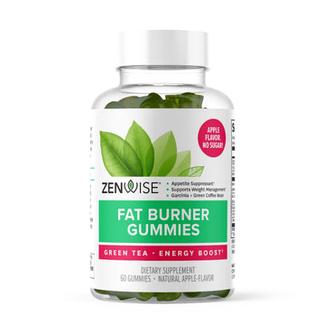 Zenwise Health Fat Burner Gummies - Appetite Suppressant for Weight Loss with Green healthsupps.co.uk uk supplements