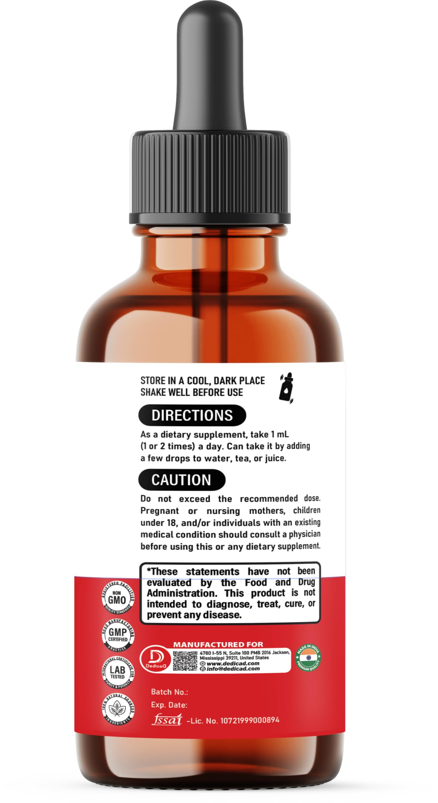 11in1 Liquid Turmeric Supplement – with Ginger, Garlic, Ceylon Cinnamon, Berberine, Ginseng, Apple Cider Vinegar – 1 Fl Oz – 30 Servings DEDICAD uk supplements
