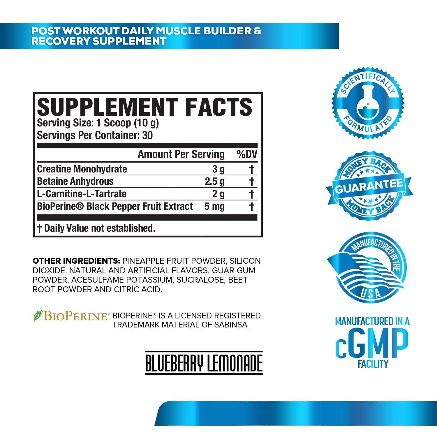 Jacked Factory NITROSURGE Pre Workout Supplement, Growth Surge Post Workout Muscle Jacked Factory uk supplements