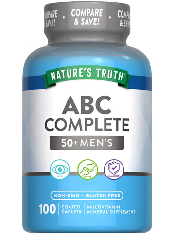 Nature's Truth Men's 50+ Multivitamin | with Vitamins A, C, E, B6 & B12 | 100 Count | Non-GMO & Gluten Free Nature's Truth uk supplements
