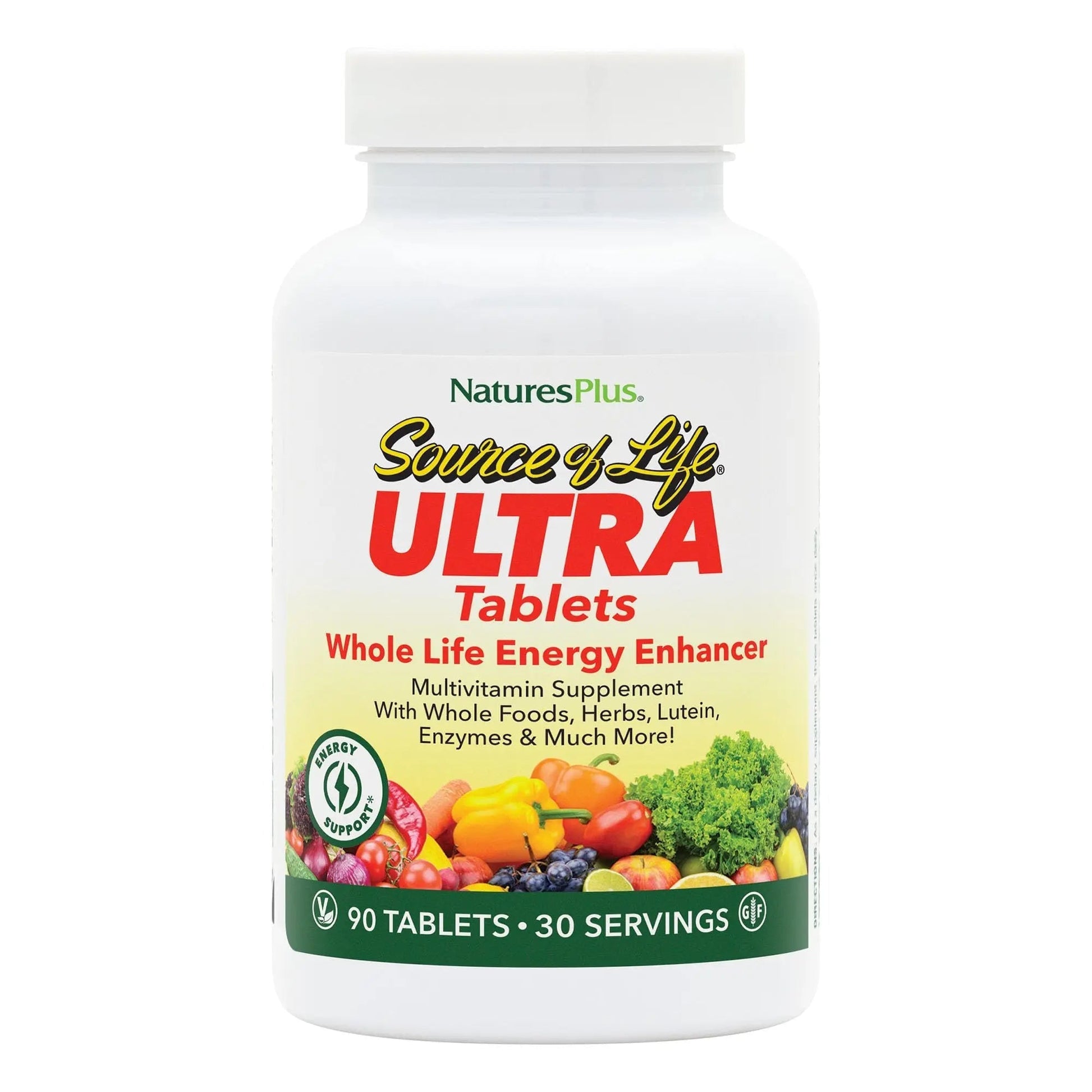 NaturesPlus Ultra Source of Life Multivitamin - 90 Tablets - Supports Immune Health, Energy & Overall Well-Being - with Lutein & Vitamin D3 Aus Healthcare uk supplements