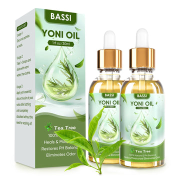 BASSI 2PCS Yoni Oil Organic Feminine Oil Vaginal Moisturizer For Wetness - Ph Balance for Women BASSI uk supplements