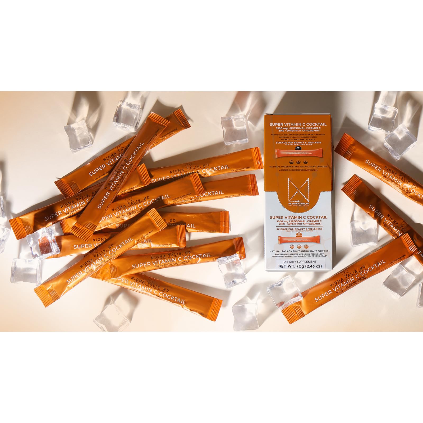 DR. NIGMA Super Vitamin C Cocktail Powder | Science-Based Beauty and Wellness | Powerful Combo of Vital Nutrients to Support Optimal Health and Vitality | 14 Servings | 2.46 oz DR. NIGMA uk supplements