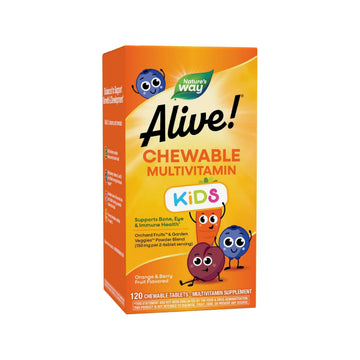 Alive! Children's Multi-Vitamin Chewable - 120 Chewable Tablets by Nature's Way Nature's Way uk supplements