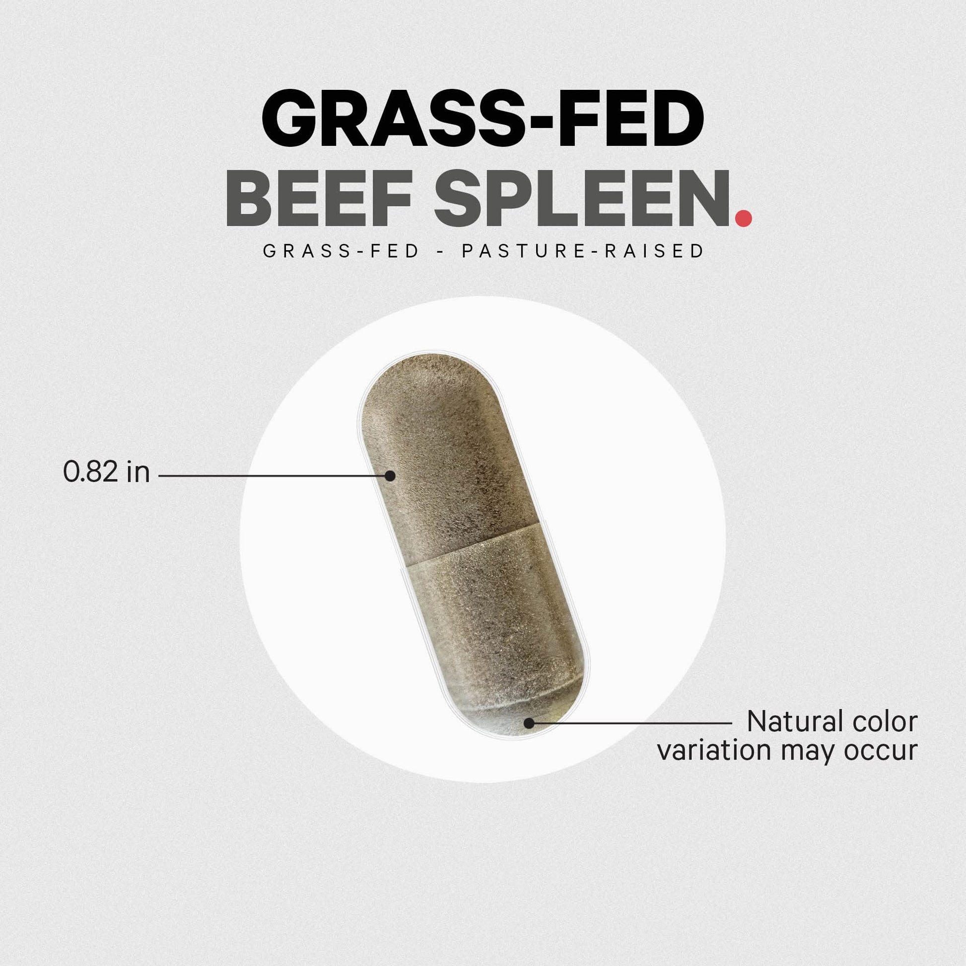 Codeage Grass Fed Beef Spleen Supplement - 2-Month Supply - Freeze Dried, Non-Defatted, Desiccated Bovine Pills Glandulars Meat – Pasture Raised Beef Vitamins for Spleen -180 Capsules Codeage uk supplements