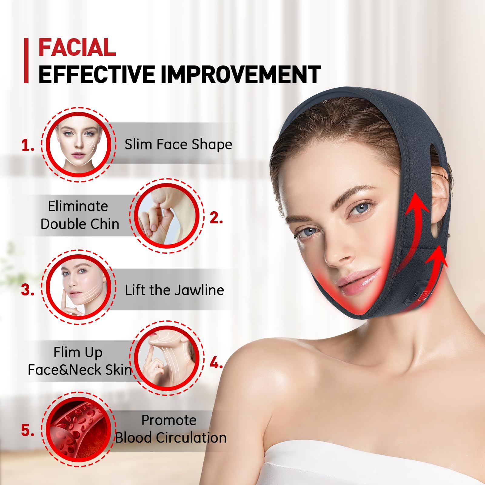 Rikimxin Red Light Therapy for Neck, 660nm Red Light and 850nm Near Infrared Light Therapy Pad Rikimxin uk supplements