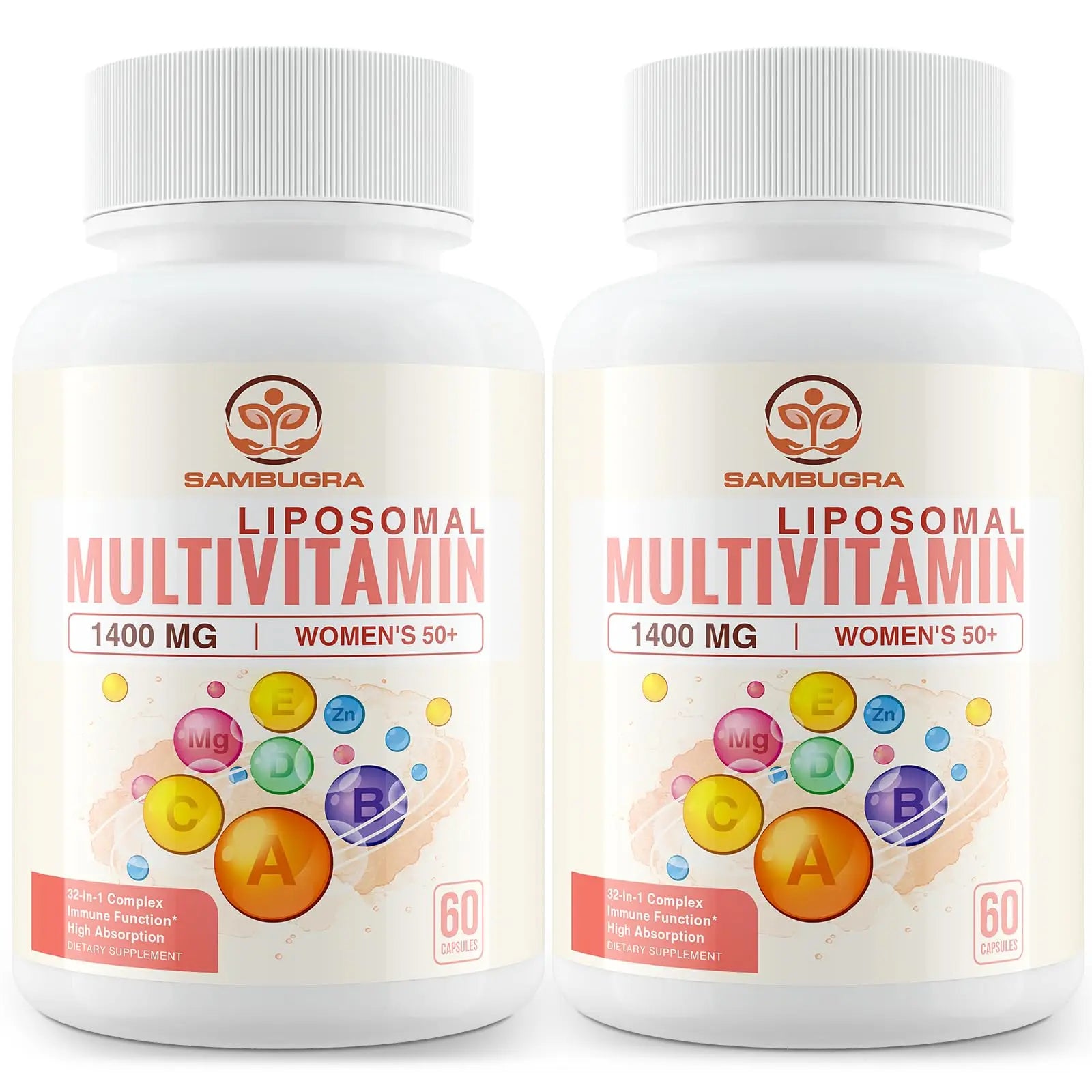Sambugra Liposomal Multivitamin for Women 50+ - Women Daily Multivitamin with 32 Ingredients, CoQ10, Vitamins C, B, D, E Sambugra uk supplements