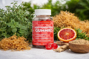 Simply Healthy Premium Ashwagandha Gummies, Stress Support with Blood Orange Flavor, Vegan, Easy to Chew, Daily Aid, Energy Booster, Mood Enhancer, for Both Men and Women, 60 Gummies Simply Healthy uk supplements