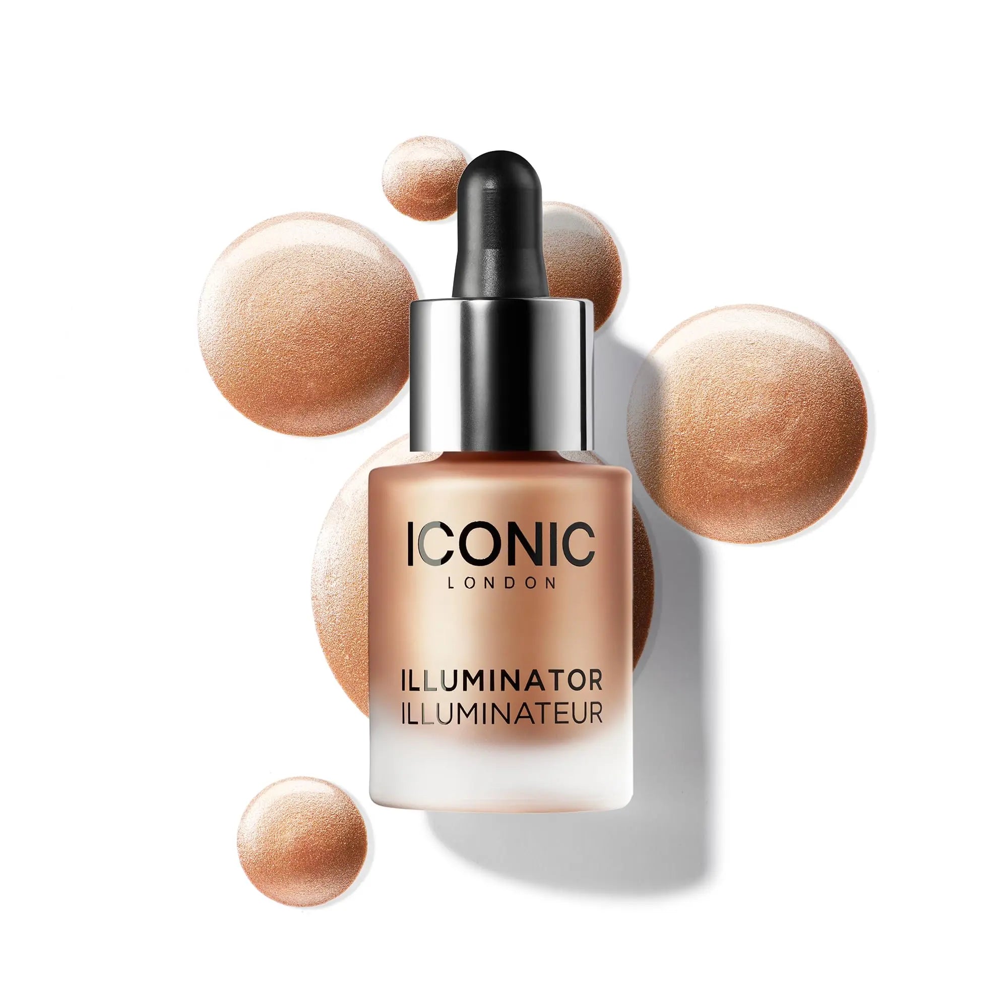 ICONIC LONDON Illuminator | Liquid Highlighting Drops for a Radiant Glow, Cruelty-Free, Vegan Makeup, Original (Champagne Shimmer) 0.45 Fl oz ICONIC LONDON uk supplements