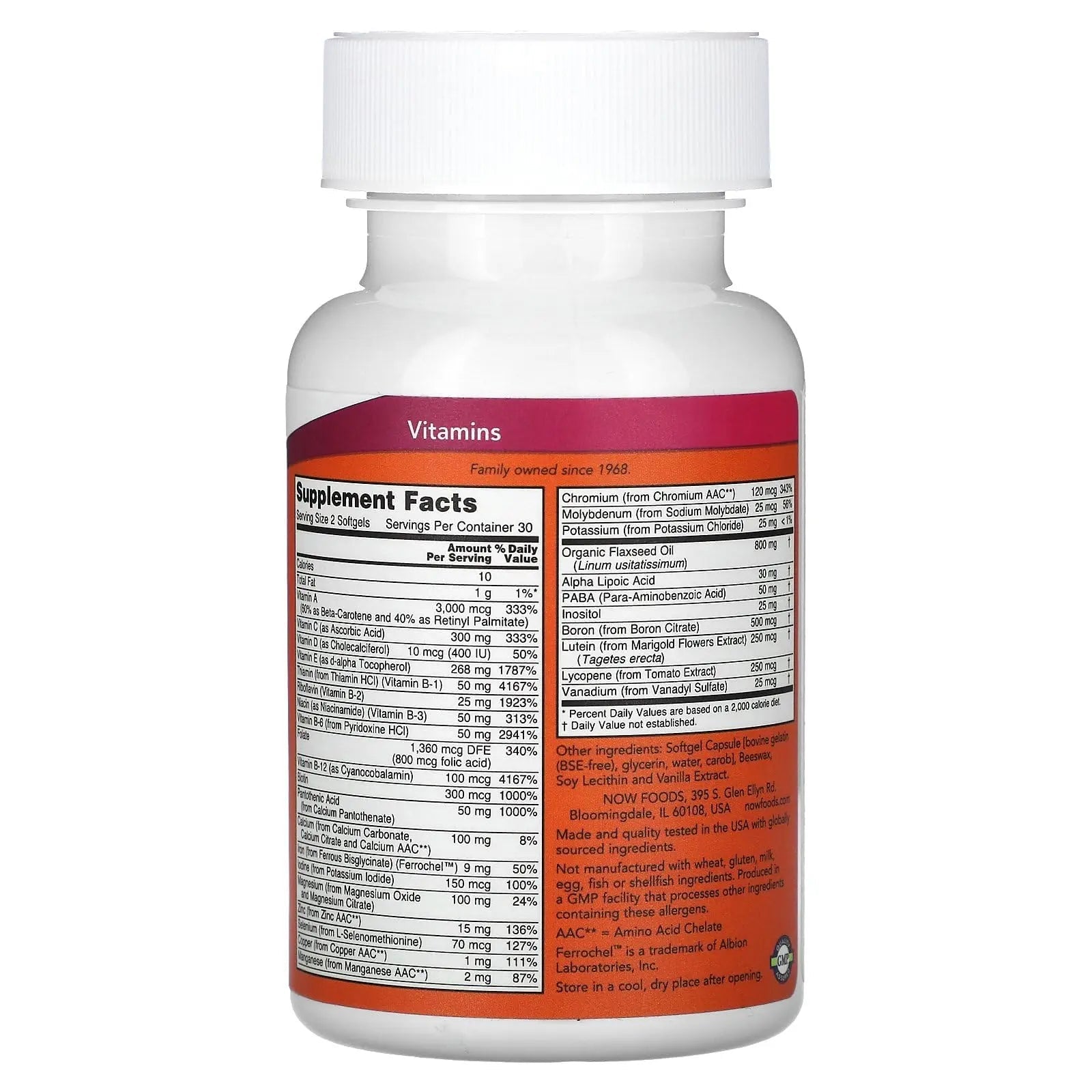 Now Foods Liquid Multi Softgels 60 Sgels NOW Foods uk supplements
