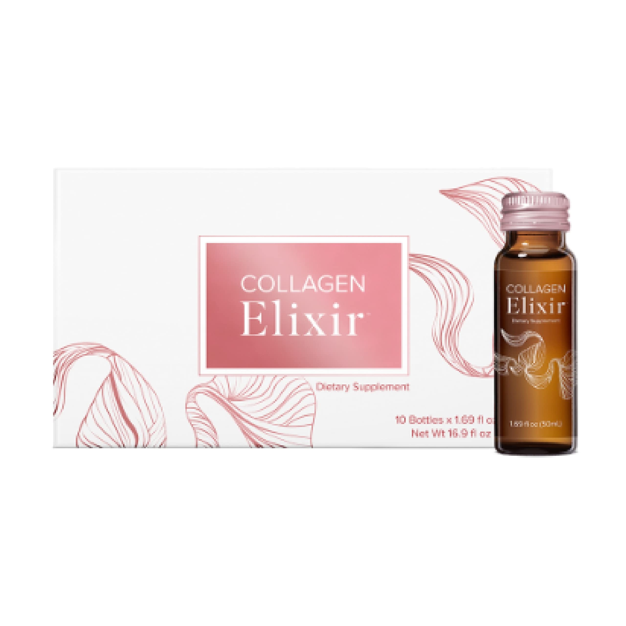 Isagenix Collagen Elixir - Collagen Drink with Marine Collagen Peptides - Liquid Collagen Isagenix uk supplements