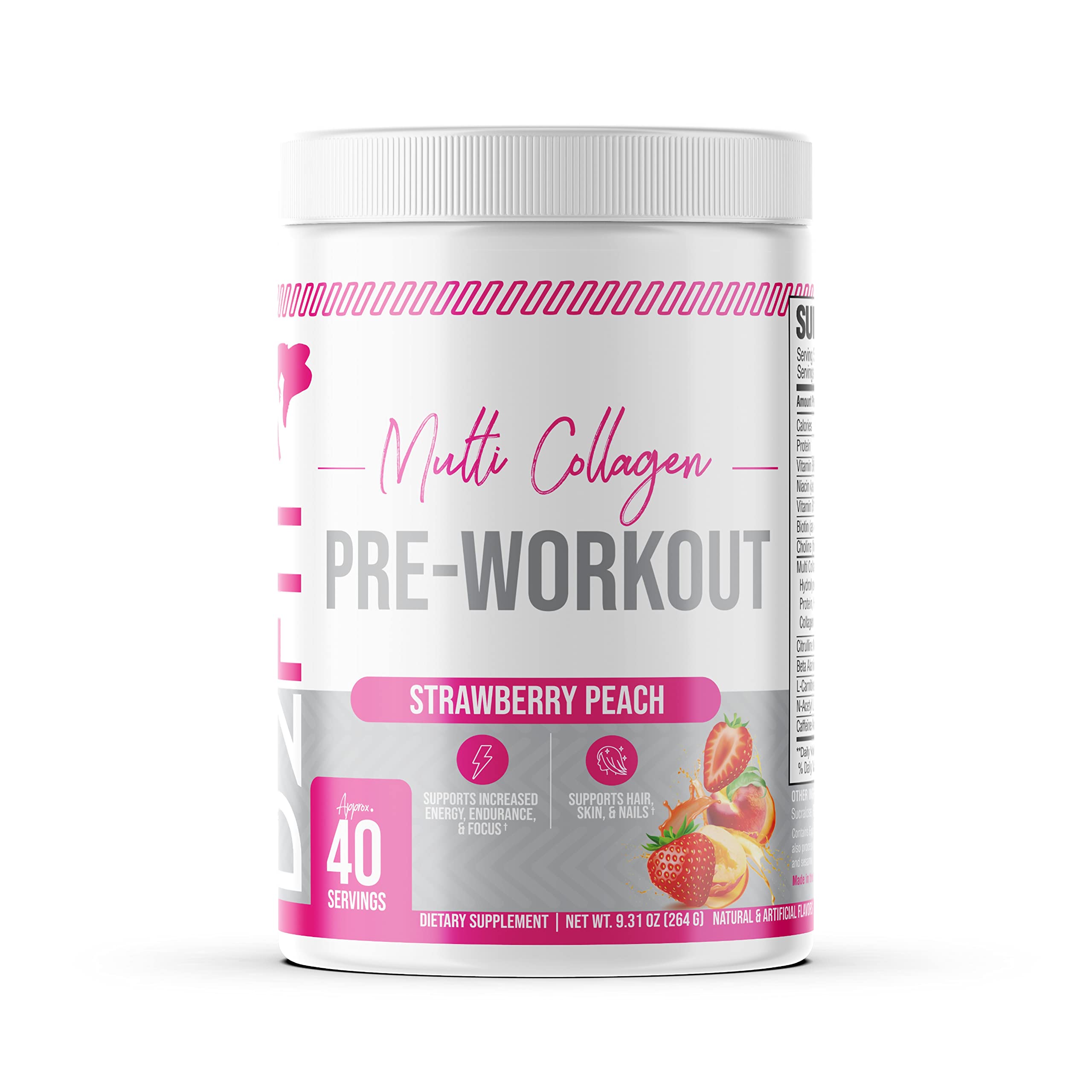 D2Fit (by Jessica Bass Women’s Pre Workout Multi Collagen (2.5g) + Biotin (150mcg) D2Fit uk supplements