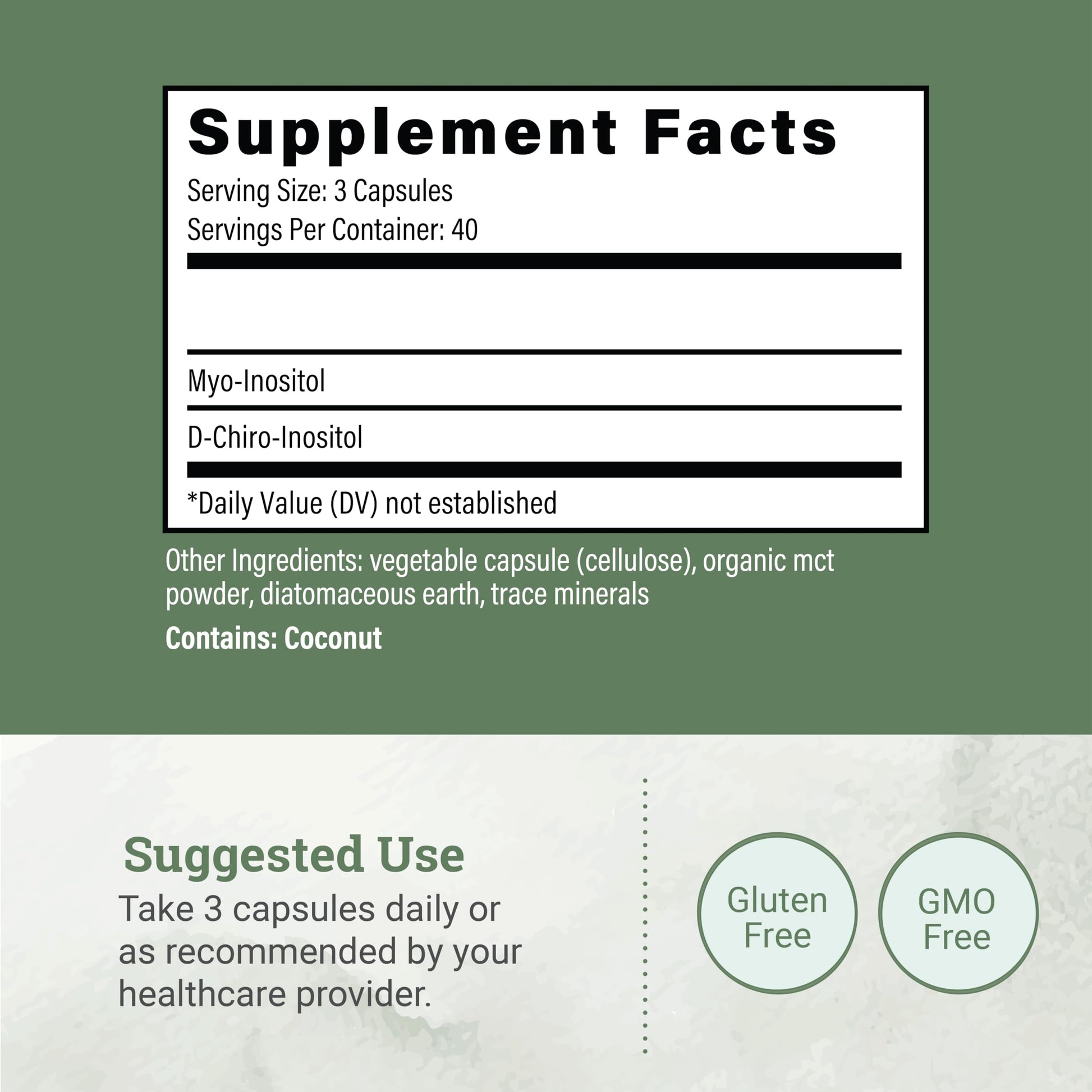 Earth Harmony Myo-Inositol & D-Chiro Inositol Supplement for Women, Ovarian & Hormone Balance for Women - Supports Normal Cycles, Fertility Supplement (120 Capsules) Earth Harmony Naturals uk supplements