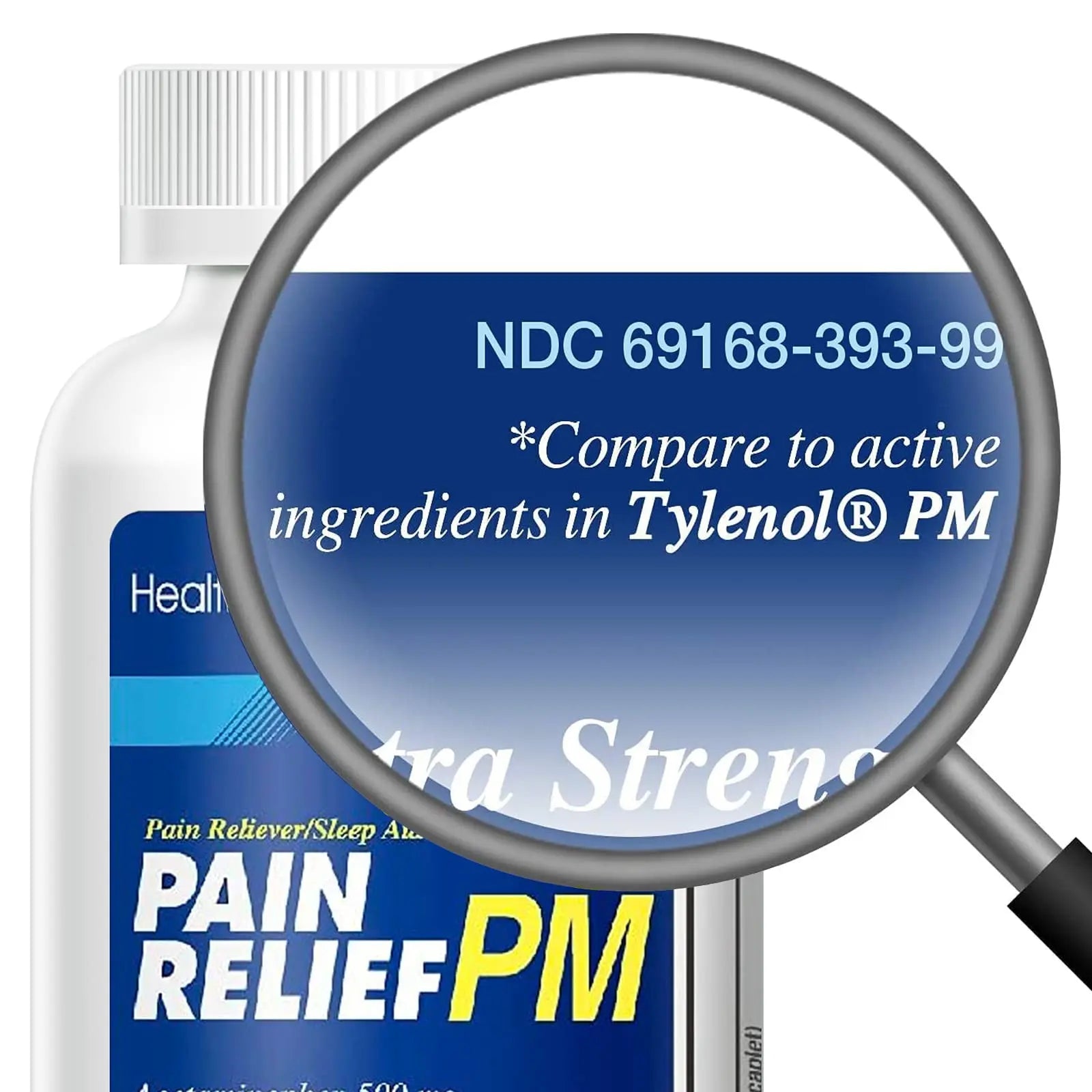 HealthA2Z® Extra Strength Pain Relief PM| Acetaminophen 500mg | Diphenhydramine 25mg | Pain Reliever & Nighttime Sleep Aid | (365 Count (Pack of 1)) HealthA2Z uk supplements
