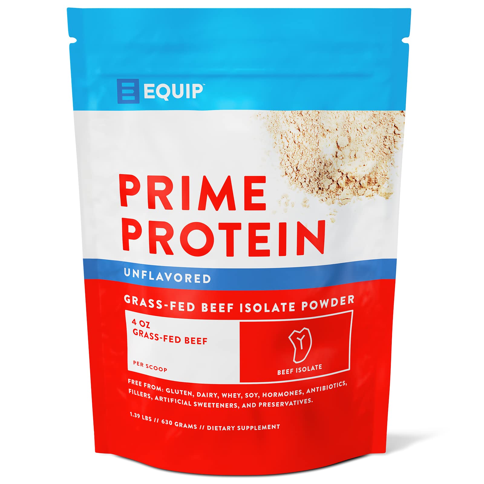 Equip Foods Prime Protein - Grass Fed Beef Protein Powder Isolate - Paleo and Keto Friendl Equip uk supplements