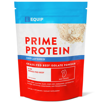 Equip Foods Prime Protein - Grass Fed Beef Protein Powder Isolate - Paleo and Keto Friendl Equip uk supplements