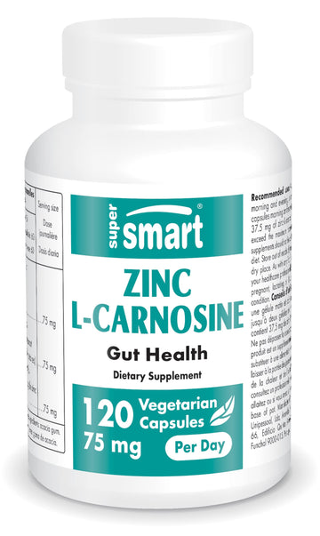 SuperSmart - Zinc L-Carnosine 75mg per Day (Well-Tolerated) - Zinc Carnosine Supplemen Supersmart uk supplements