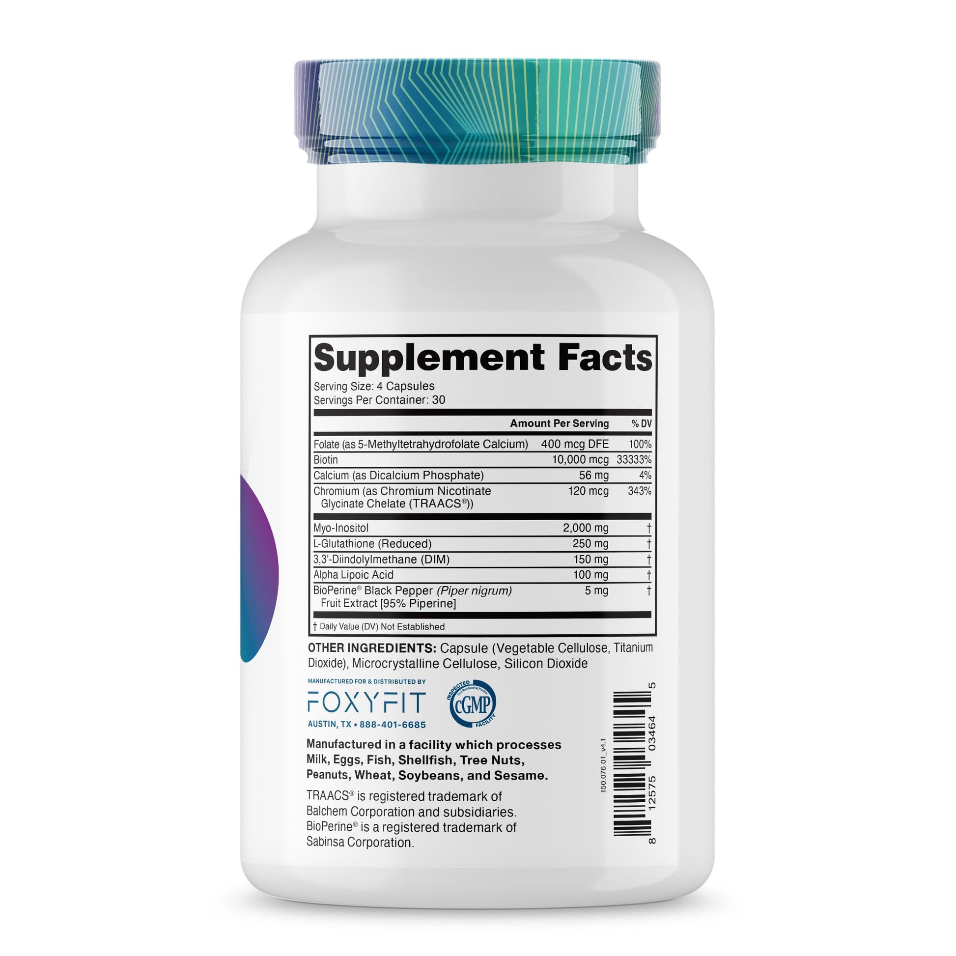 Essential Balance Hormonal Support and Vitamin Supplement for Women by Foxy Fit – Antioxidant, Healthy Skin & Hair for Daily Use* (30 Servings) FoxyFit uk supplements