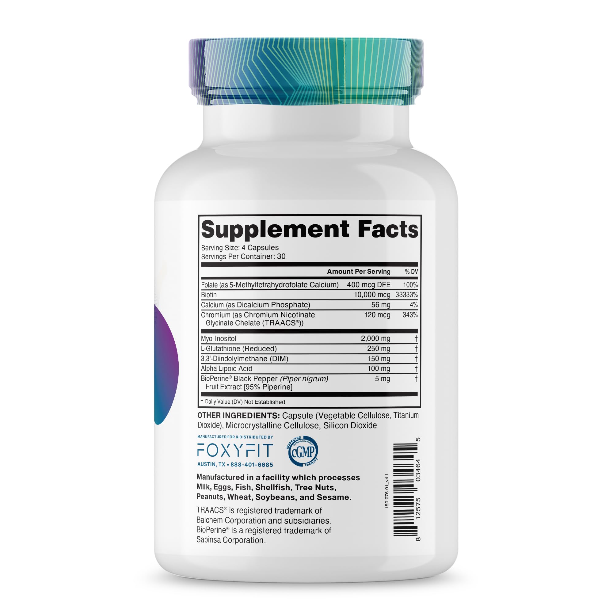 Essential Balance Hormonal Support and Vitamin Supplement for Women by Foxy Fit – Antioxidant, Healthy Skin & Hair for Daily Use* (30 Servings) FoxyFit uk supplements