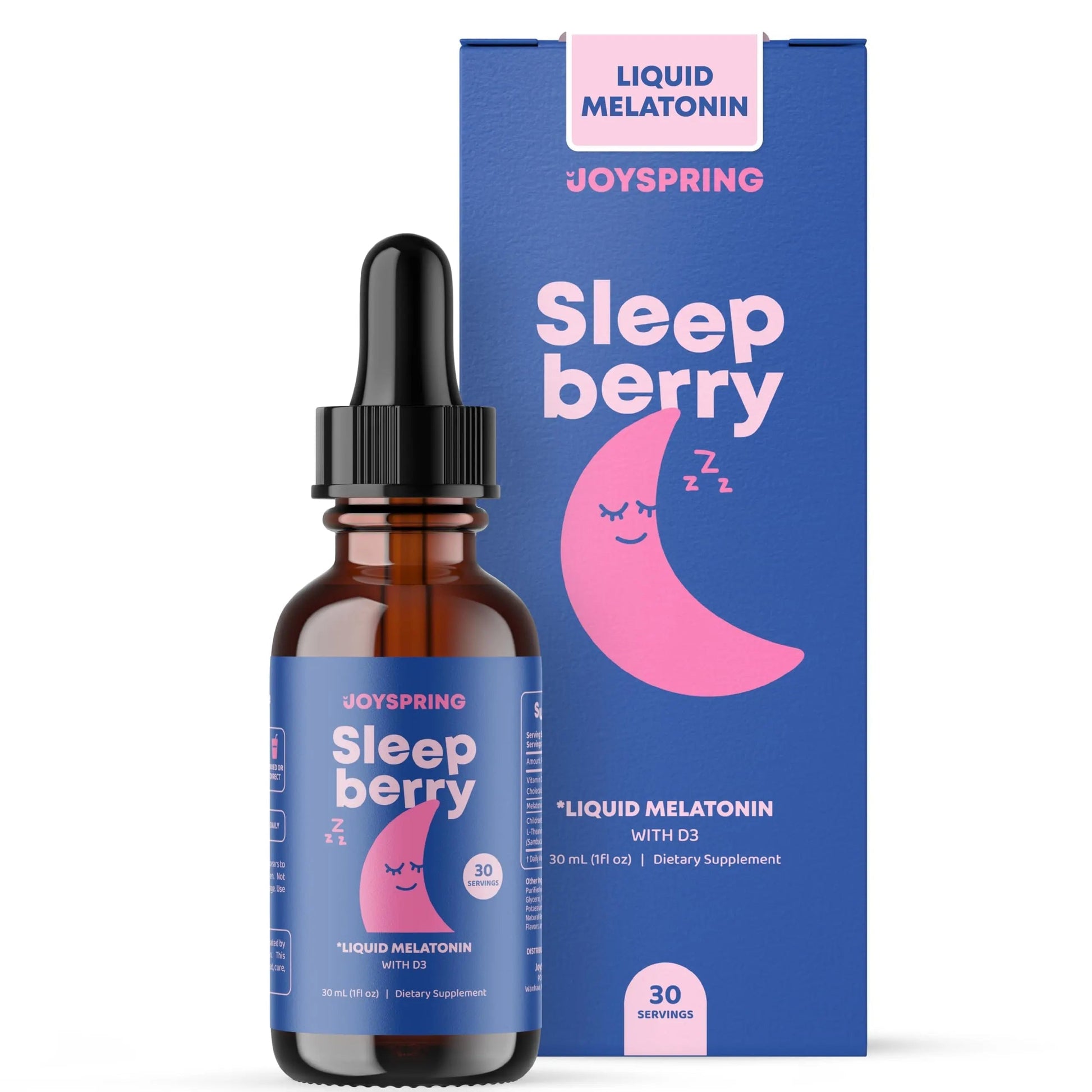 JoySpring Multivitamin & SleepBerry Bundle | Kids Vitamins & Minerals Naturally Sourced, Non-GMO, Non-Alcoholic Liquid Formula, Immunity Health Support | JoySpring uk supplements