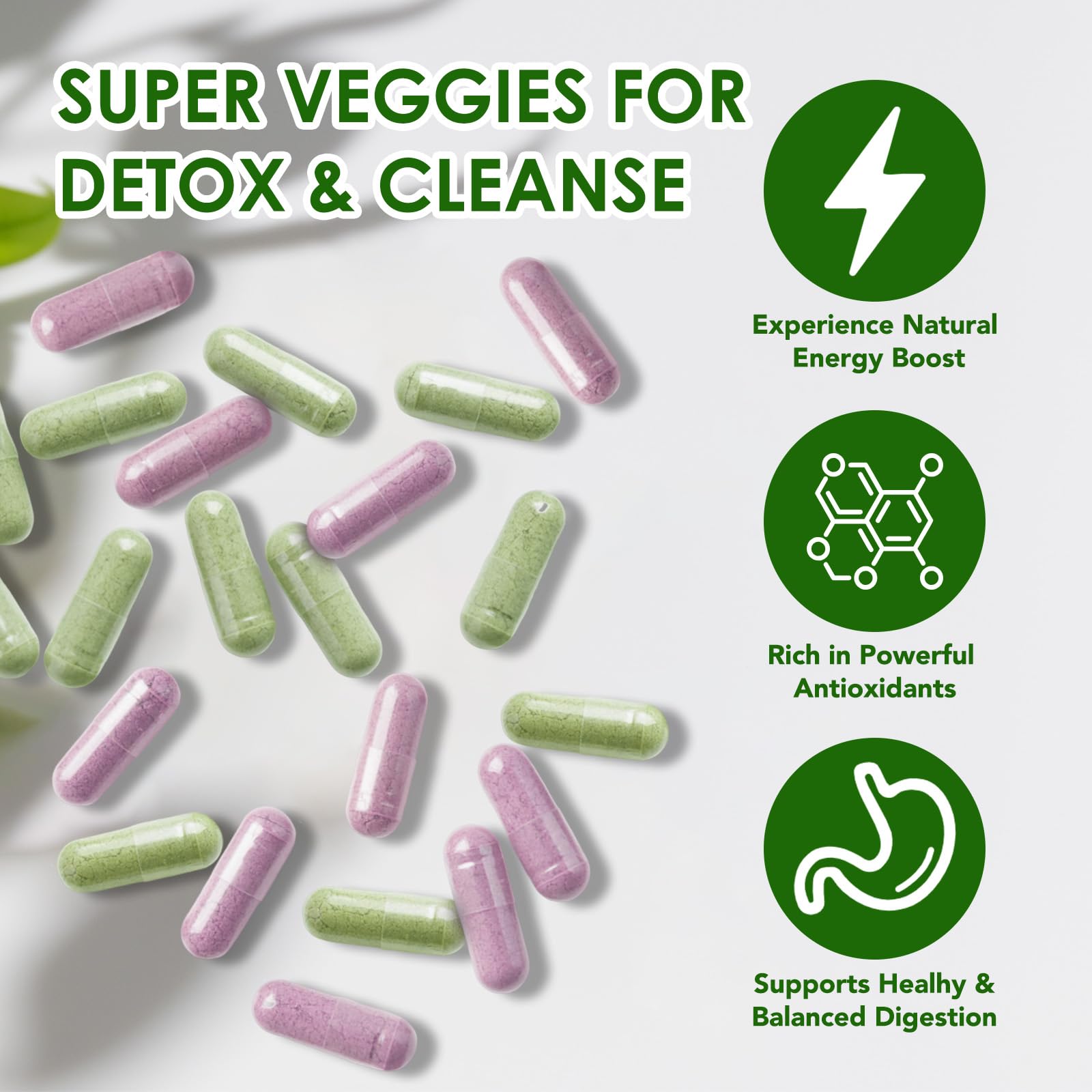 Fruits & Veggies Supplements - 2 Bottles 180 Total Vegetarian Capsules | BalanceNatural Vitamins Supplement Dietary Nutritional Balance,Lngredients Blended Vitamin & Mineral Whole Food Supplement Ruduwu uk supplements