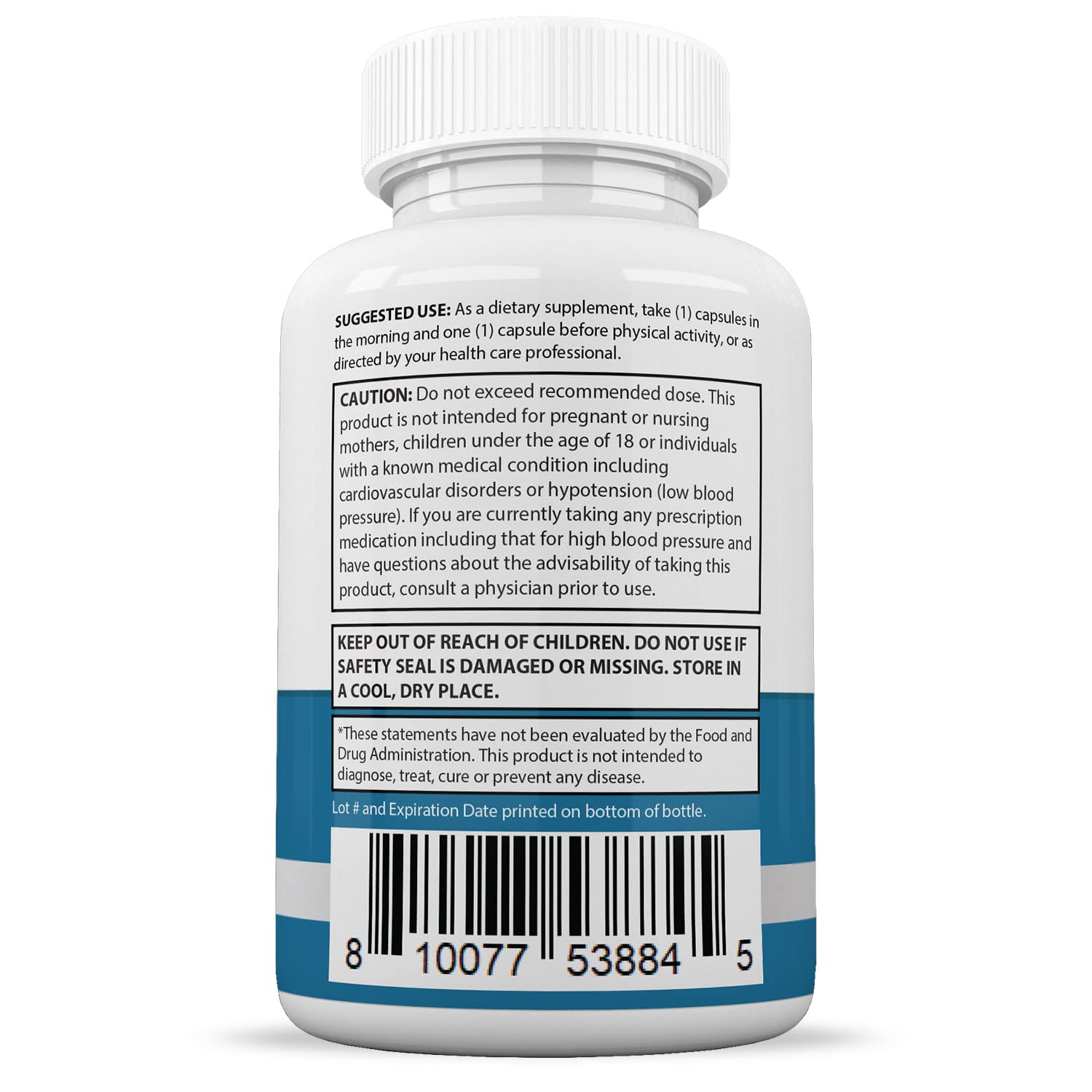 Justified Laboratories (5 Pack) Glucotrust Max 1295MG Formula Supplement Pills 300 cap Justified Laboratories uk supplements