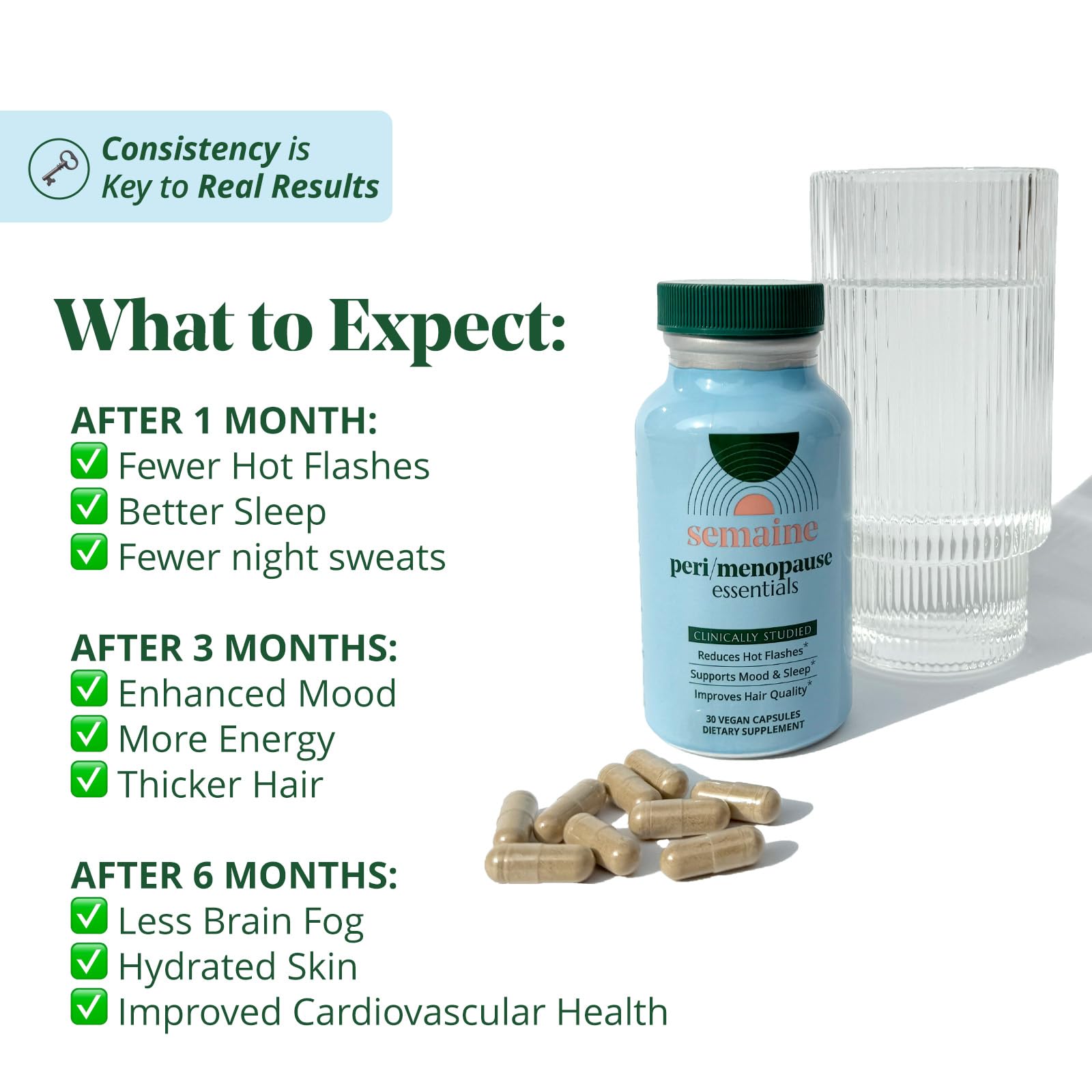 Advanced Menopause Relief Supplement for Women - Promotes Mood, Reduces Hot Flashes Semaine uk supplements