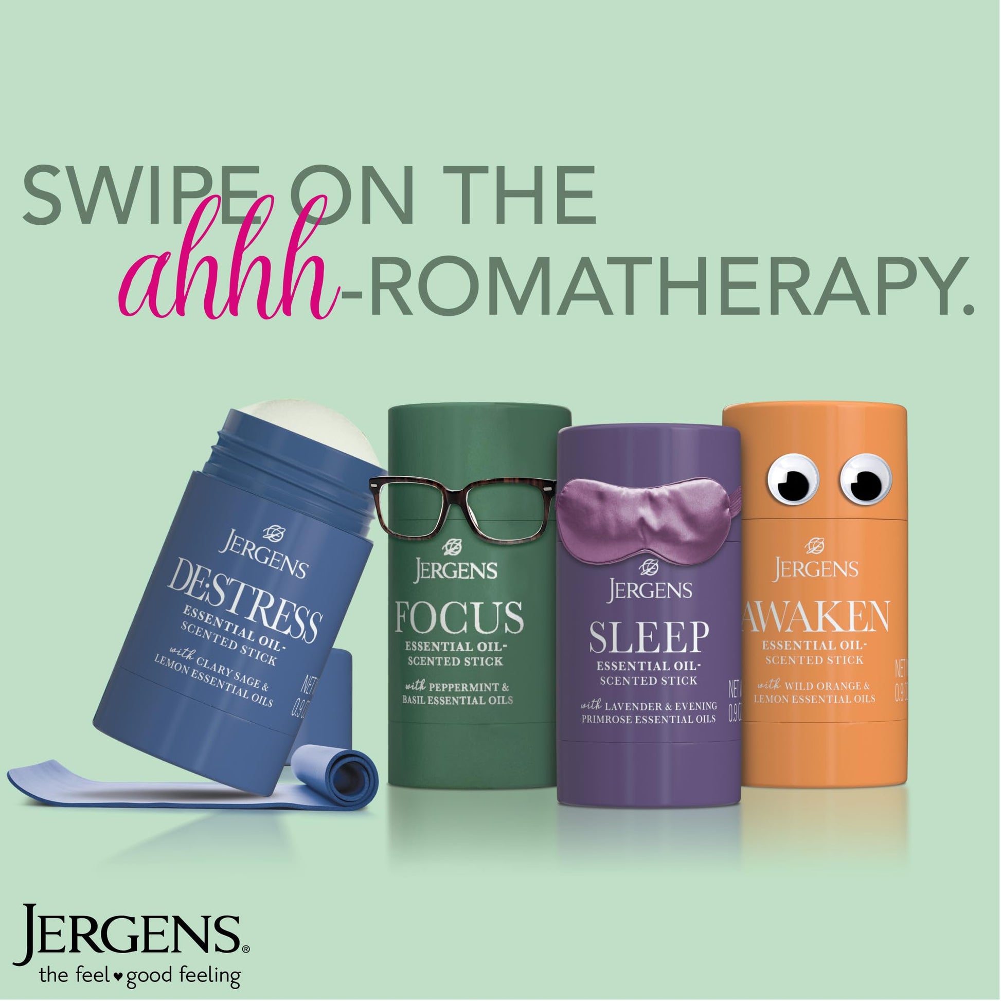 Jergens Sleep Stick Restful Blend Essential Oil Balm, Aromatherapy Jergens uk supplements