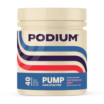 Podium Nutriton, Pump, Stimulant Free Pre-Workout, 40 Servings (Watermelon Mint) Podium Nutrition uk supplements