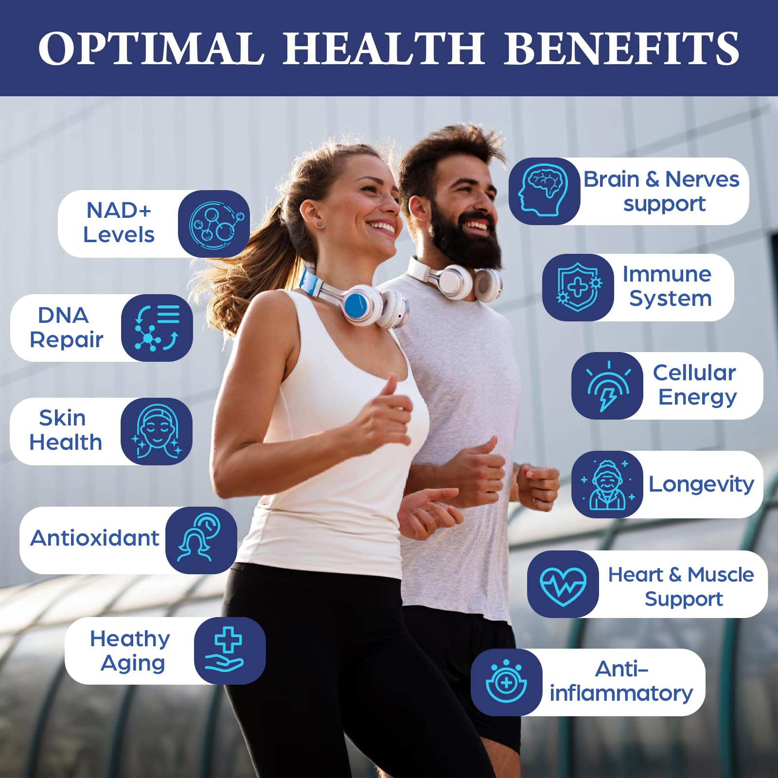 Nokuba NAD Supplement - NMNH Alternative with Trigonelline HCL 500mg & Resveratrol - NAD+ Precursors Plant Extraction - Support Cellular Energy & Healthy Aging & Brain for Women & Men - 90 Capsules Nokuba uk supplements