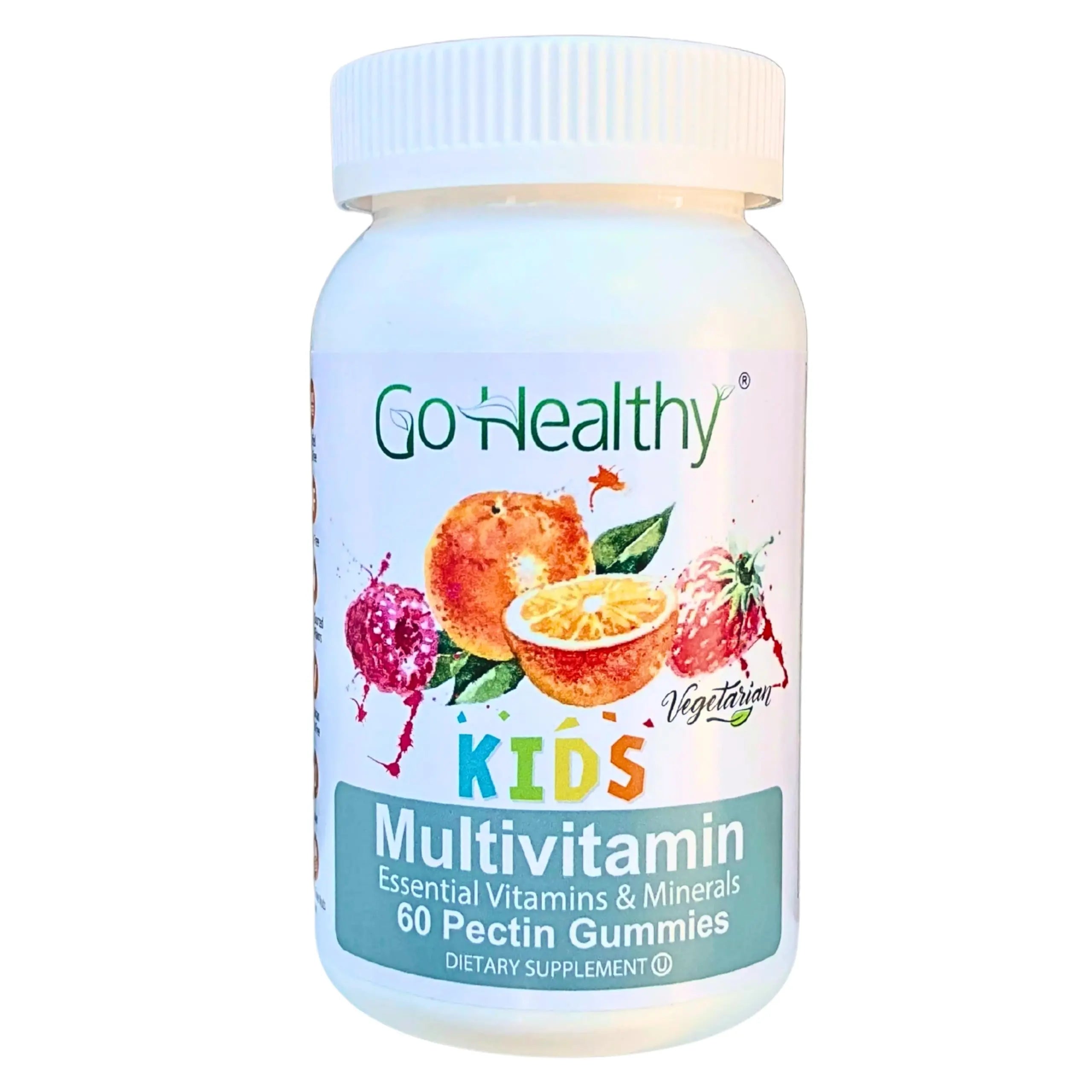 Go Healthy Kids Multivitamin Gummies, Immune Support, Kids Vitamin Gummies, Kosher Kid Vitamin, Halal Go Healthy Natural uk supplements