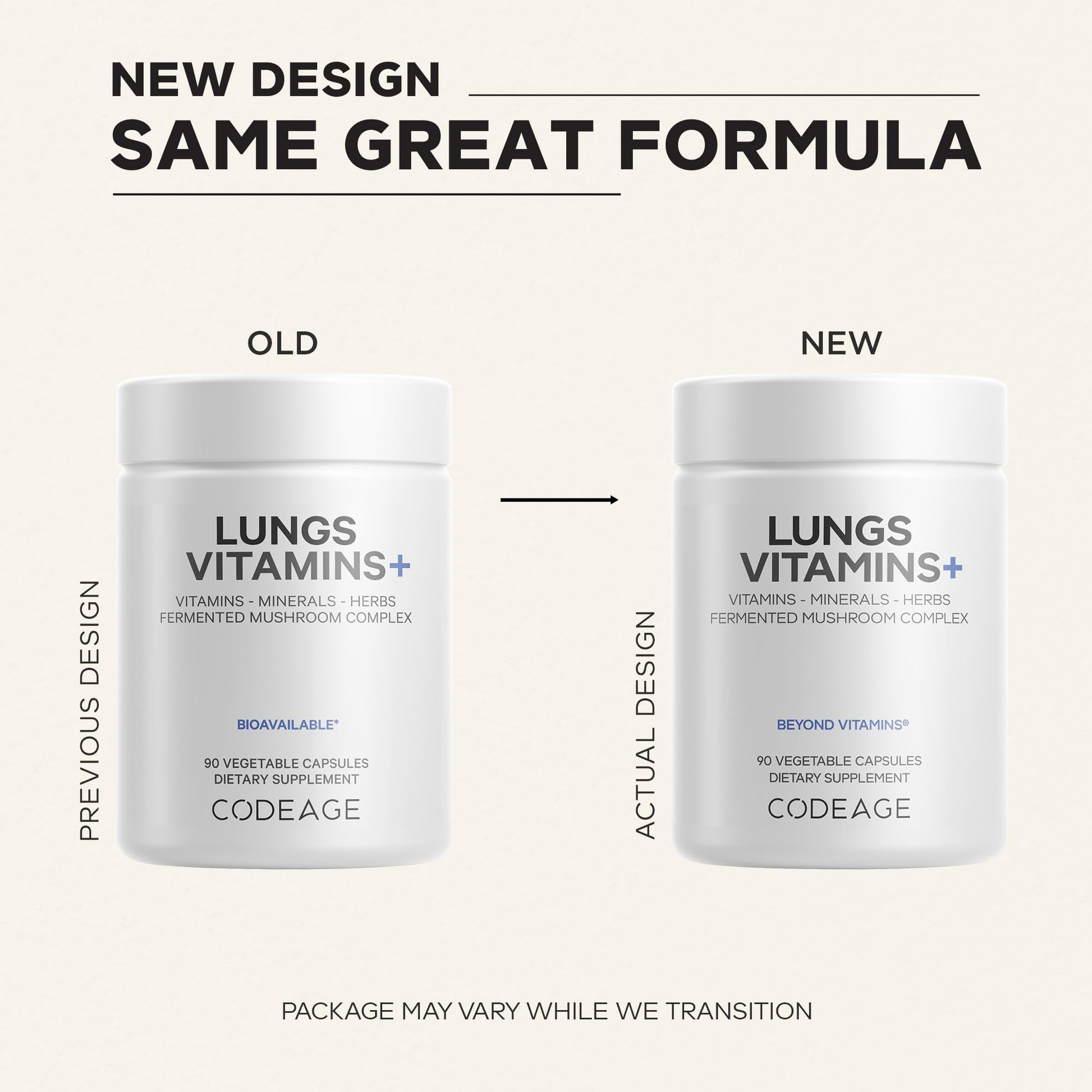 Codeage Lungs Vitamins, A, C, D, E, B6, Milk Thistle Lung Supplement, Zinc & Magnesium, Cordyceps, Reishi, Chaga, Poria, Tylophora, Ginger, Peppermint Leaf Organic Herb Cleanse - Non-GMO - 90 Capsules Codeage uk supplements