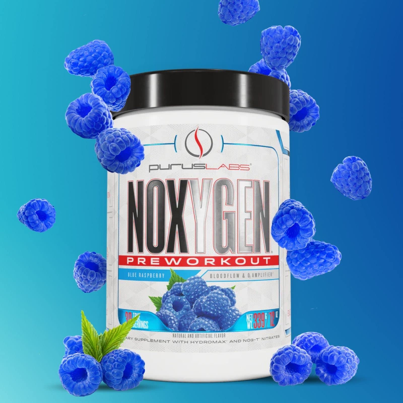 Purus Labs NOXYGEN PREWORKOUT Powder, 30 Servings (Blue Raspberry) Purus Labs uk supplements