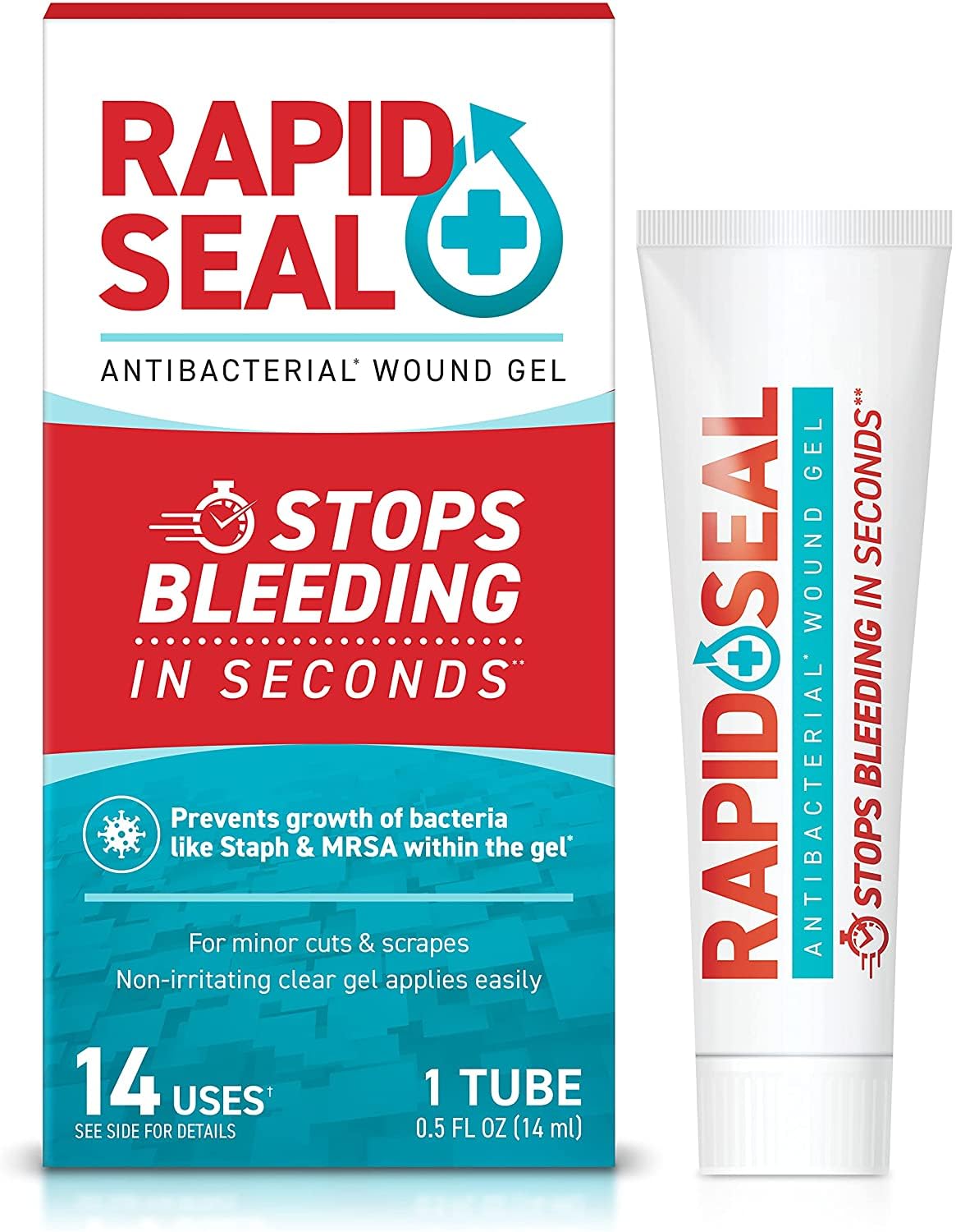 Rapid-Seal Wound Gel (1 Count) | Stops Bleeding in Seconds, Ideal for Cuts Rapid-Seal uk supplements