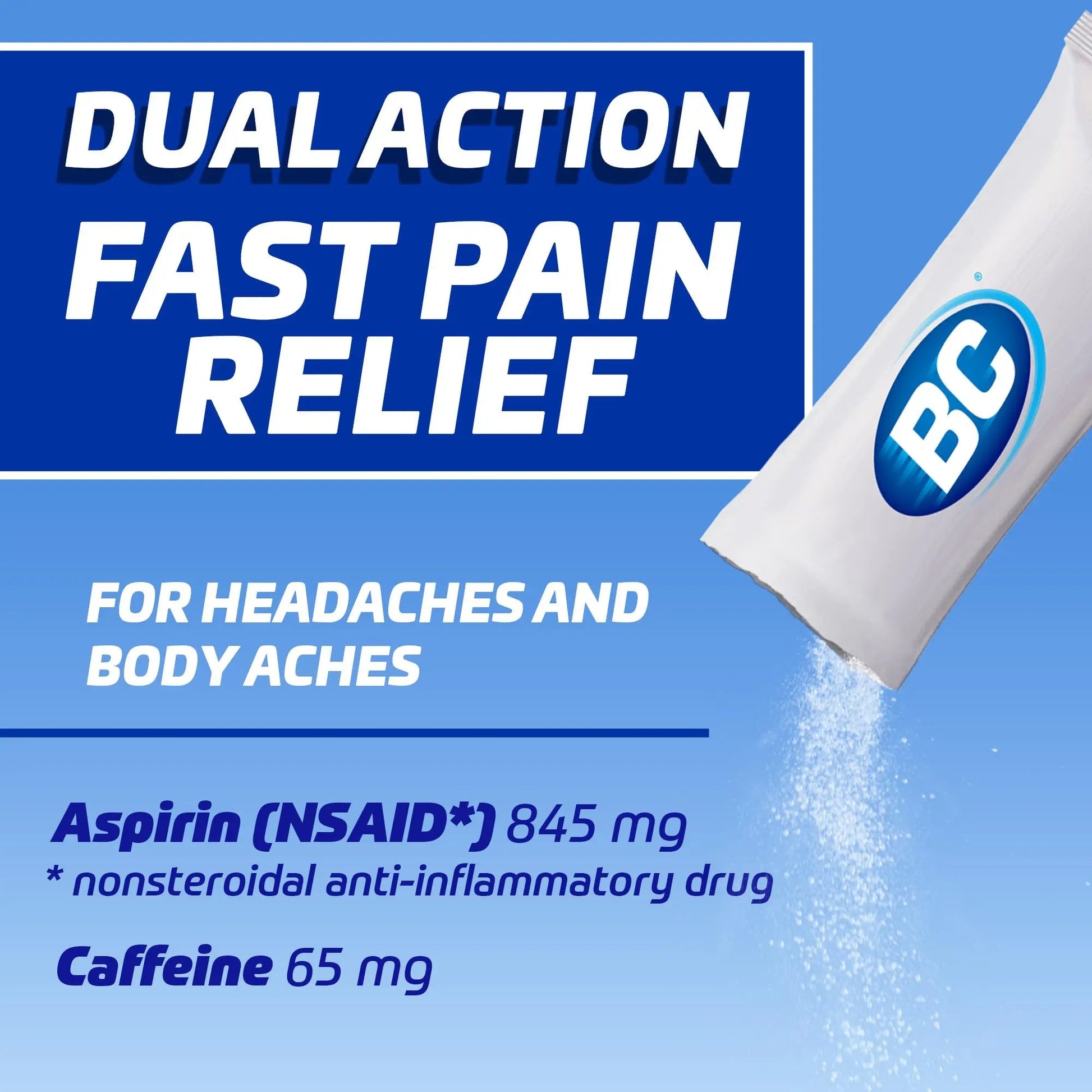 BC Powder Original Strength Pain Reliever, 24 Powder Sticks, 36 Units Display BC uk supplements