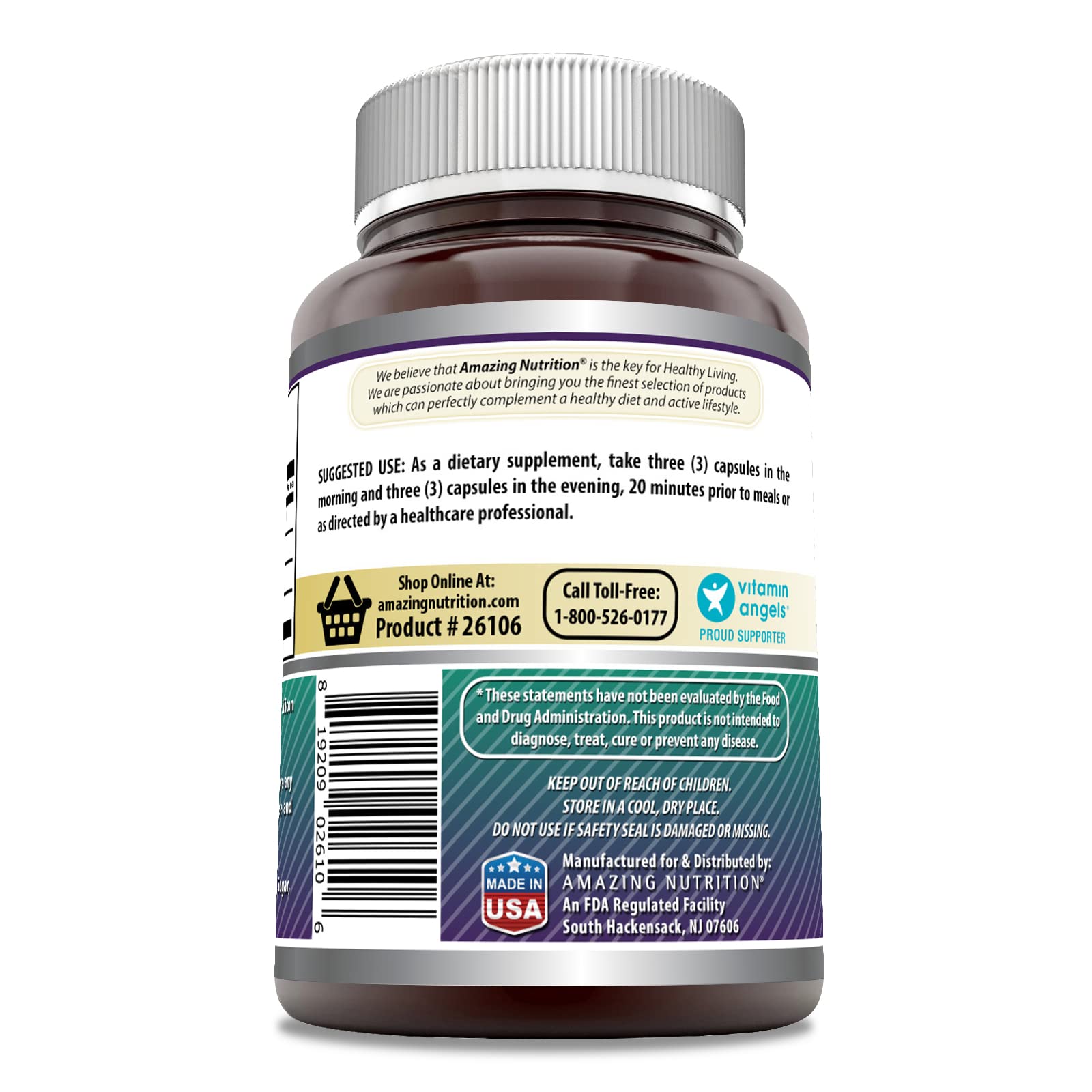 Amazing Formulas Advanced Collagen Supplement | Collagen Type I, II & III with Vitamin C & Hyaluronic | 1600 Mg Per Serving | 90 Capsules | Non-GMO | Gluten-Free | Made in USA Amazing Nutrition uk supplements