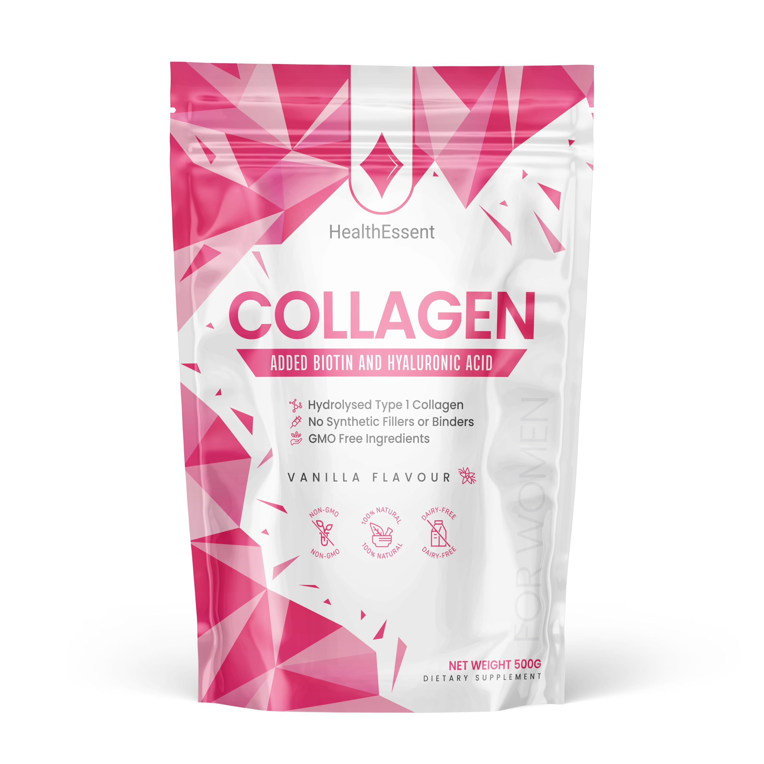 Collagen Powder for Women with Added Biotin and Hyaluronic Acid, Colageno for Women Lidoque uk supplements
