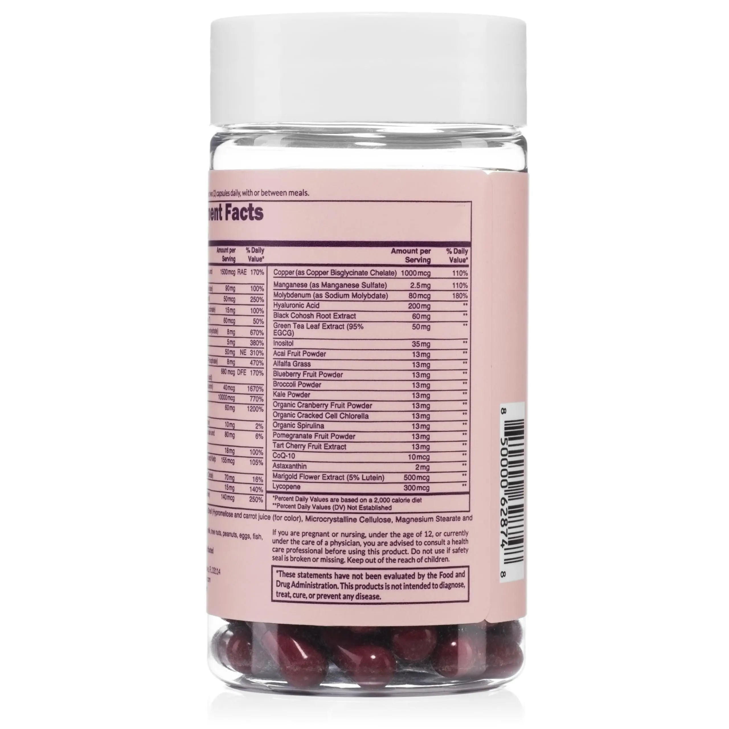 NAKED Nutrition Women's Multi - Daily Multivitamin - Vitamins A, C, E, Selenium, Zinc, Fruit and Super Green Extracts, to Boost Immune Support NAKED uk supplements