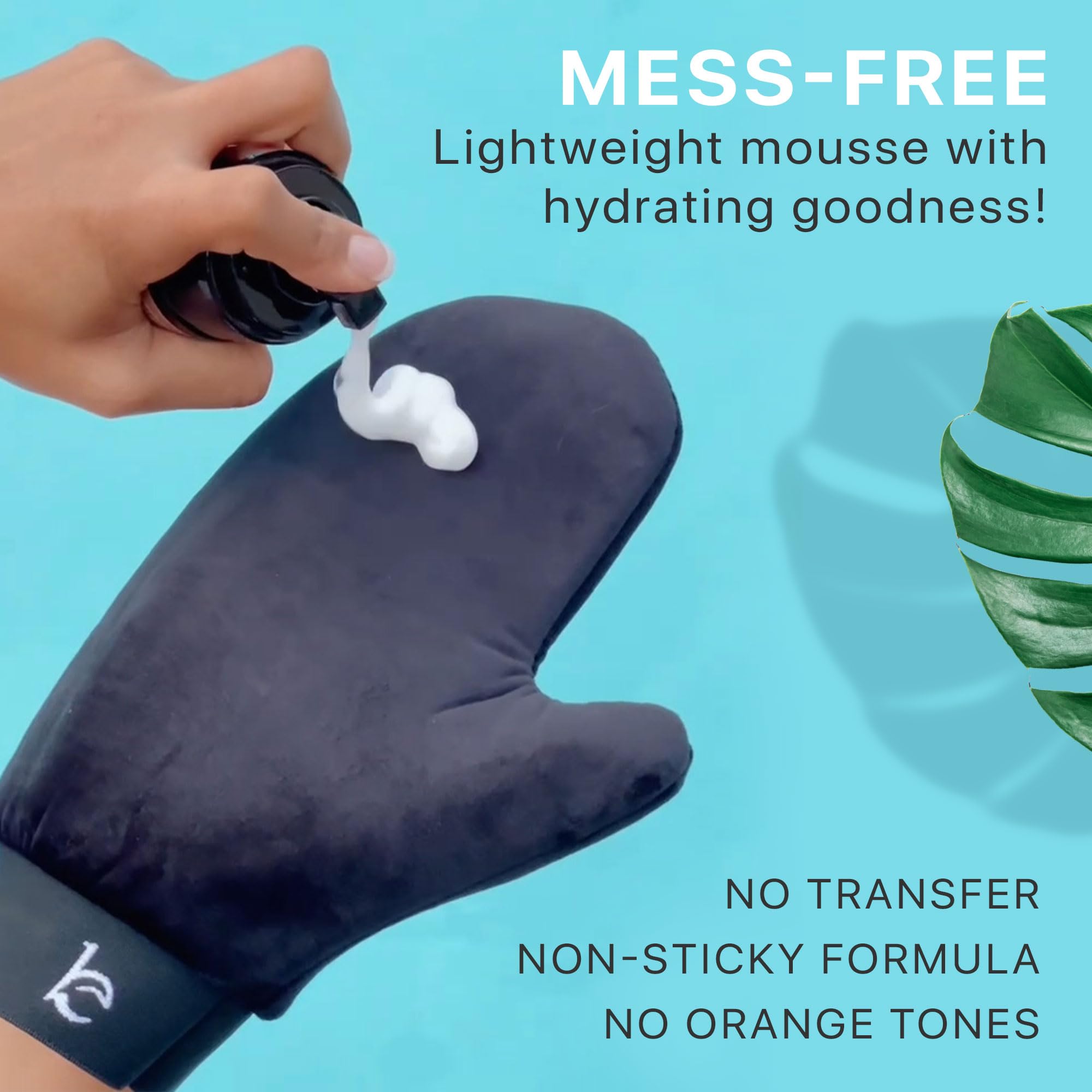 Self Tanner Tanning Mousse Kit - USA Made with Natural & Organic Ingredients Beauty by Earth uk supplements