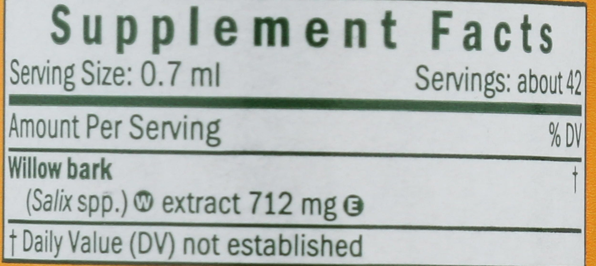 Herb Pharm Willow Bark Liquid Extract for Minor Pain - 1 Ounce (DWILL01) Herb Pharm uk supplements