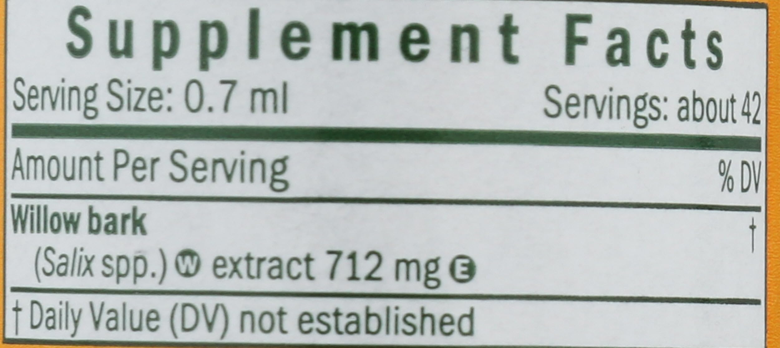 Herb Pharm Willow Bark Liquid Extract for Minor Pain - 1 Ounce (DWILL01) Herb Pharm uk supplements