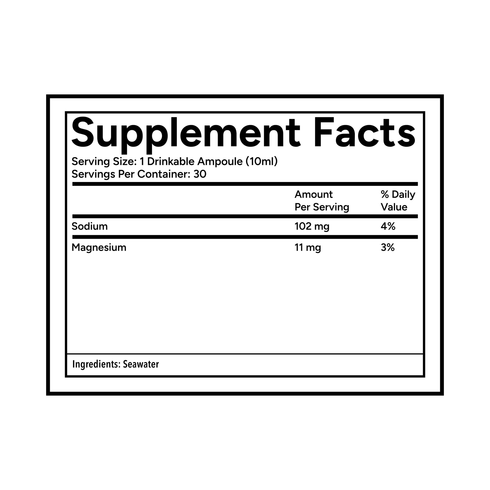 Quicksilver Scientific Original Quinton Hypertonic Solution - Sea Water Hydration - Liquid Minerals with Electrolytes for Muscle Recovery, Stamina+Mineral Replenishment (30 Single Serving Glass Vials) Quicksilver Scientific uk supplements